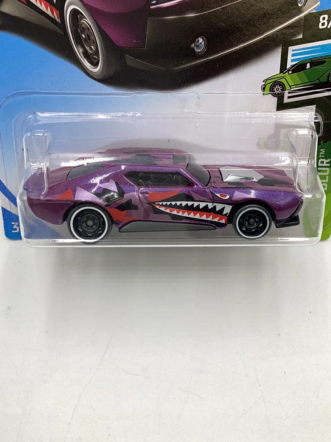 2019 Hot wheels #87 Muscle Bound purple (Z1) - Image 3