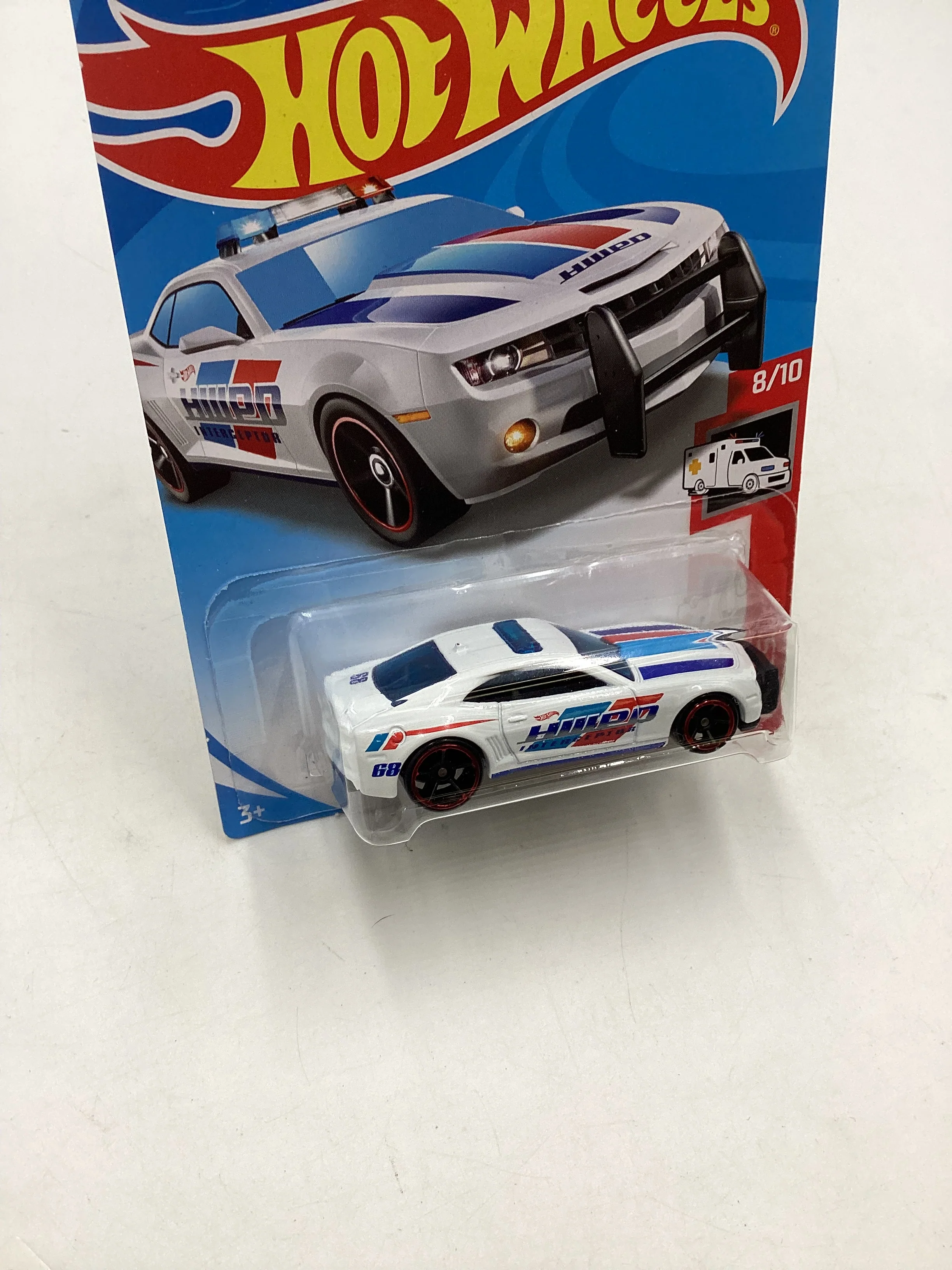 2019 Hot Wheels #99 10 Camaro SS white 2i - Image 3