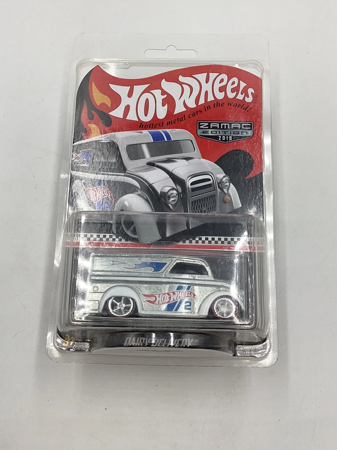 2019 Hot wheels collectors edition Dairy Delivery mail in Zamac edition Real Riders - Image 8