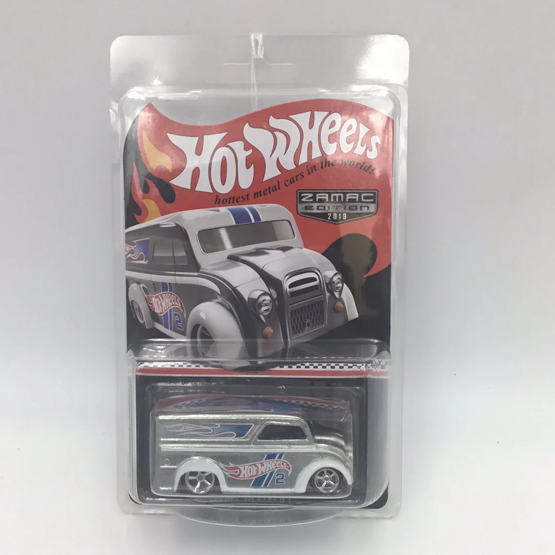 2019 Hot wheels  collectors edition Dairy Delivery mail in Zamac edition Real Riders - Image 4