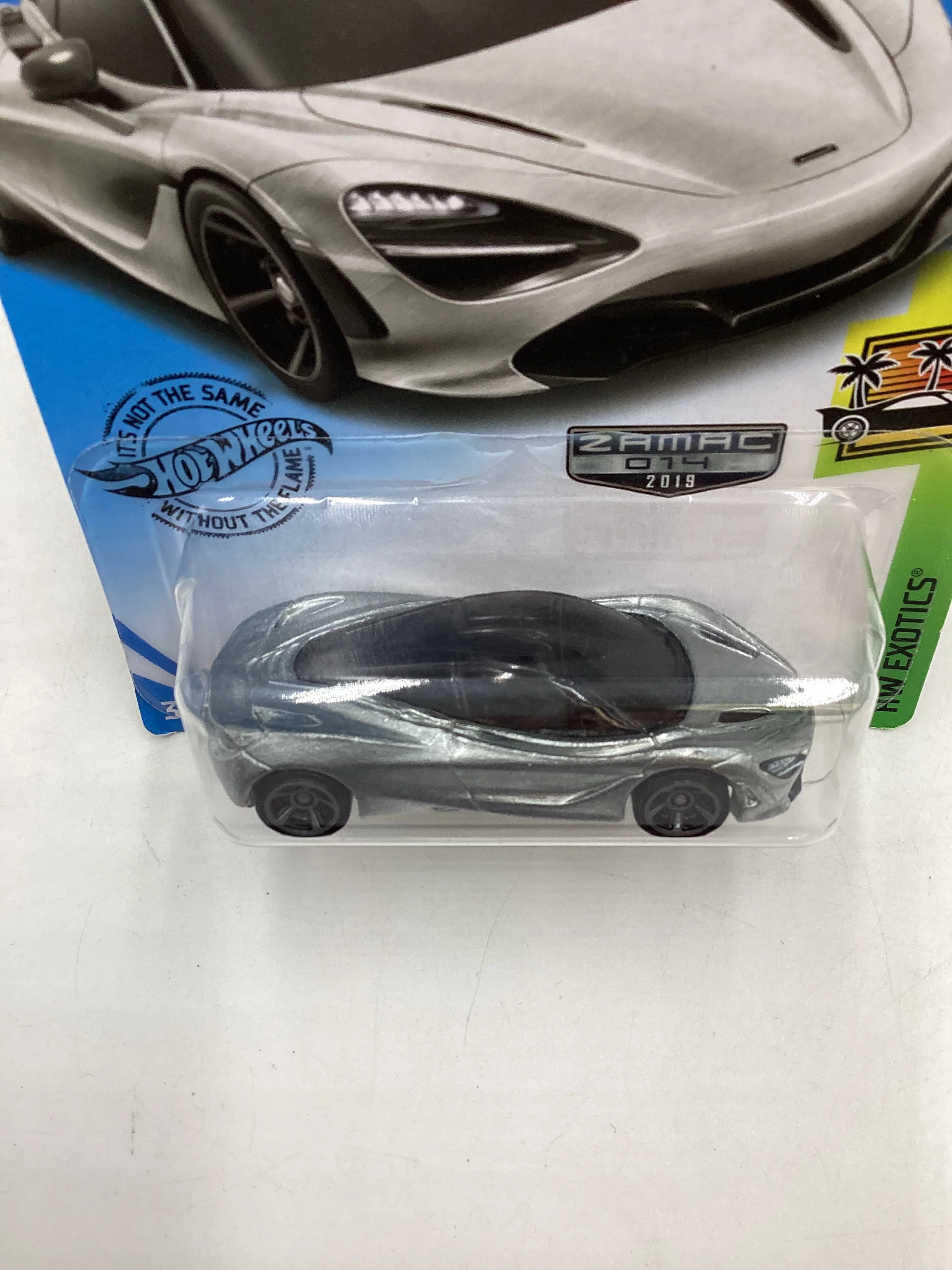 2019 Hot wheels#221  McLaren 720S Zamac #14 147G - Image 6