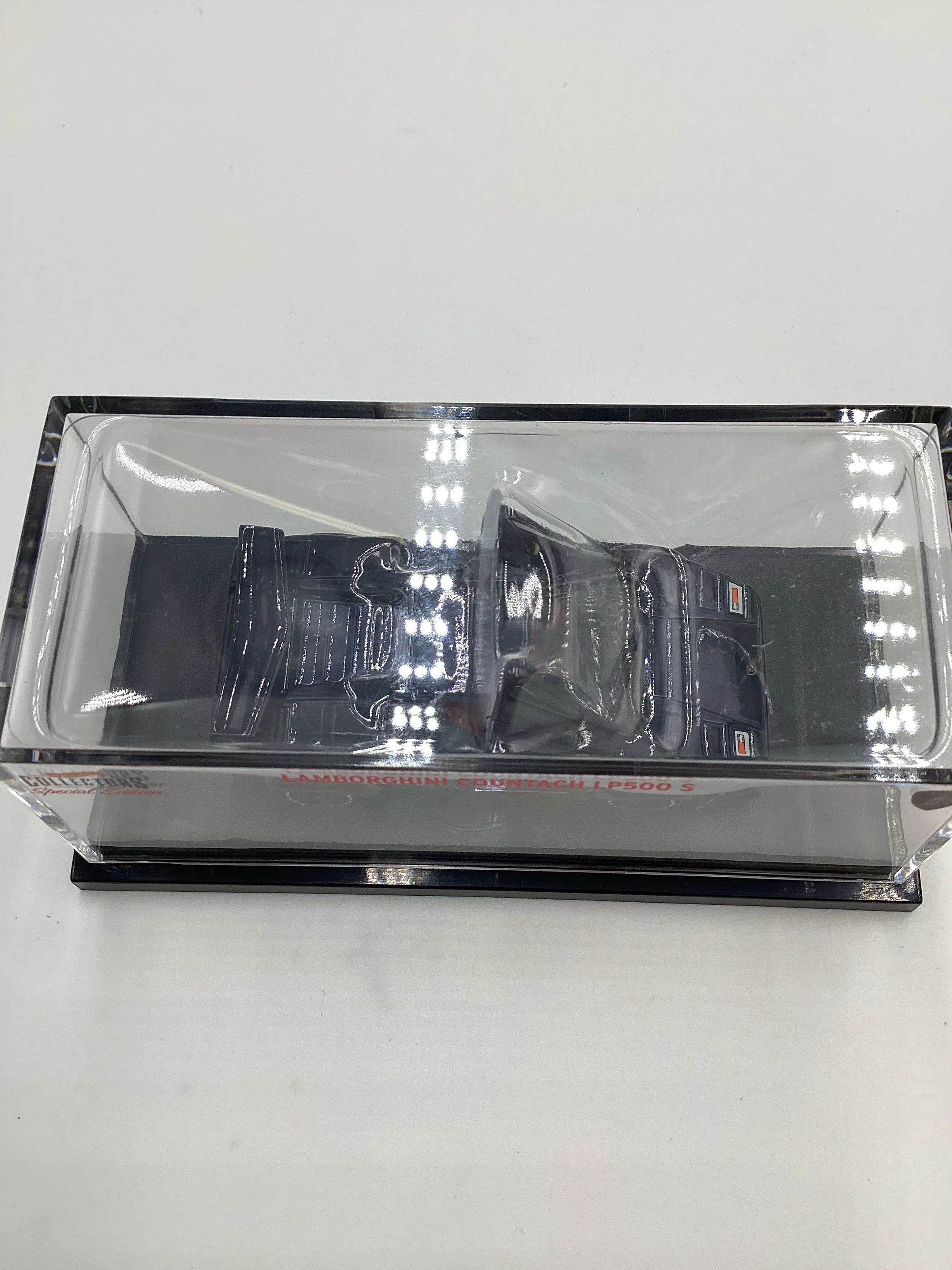 2020 Hot Wheels RLC # 03164/12000 82 Lamborghini Countach LP500 S Black - Image 3