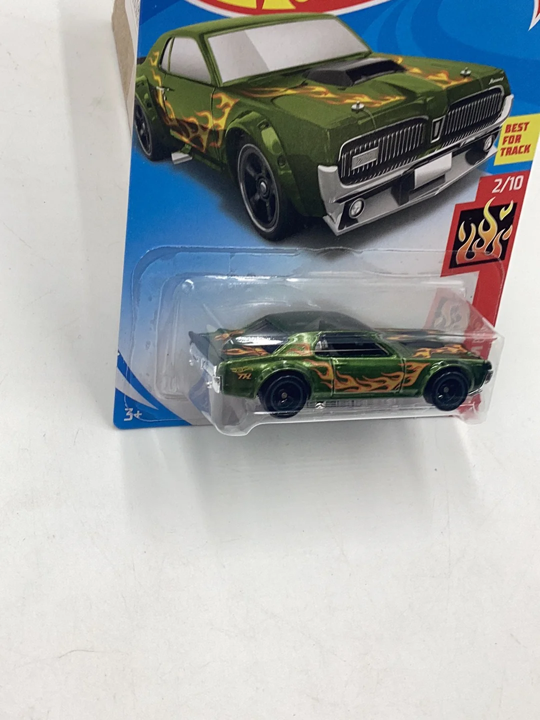 2019 hot wheels super treasure hunt #164 68 Mercury Cougar W/Protector - Image 3