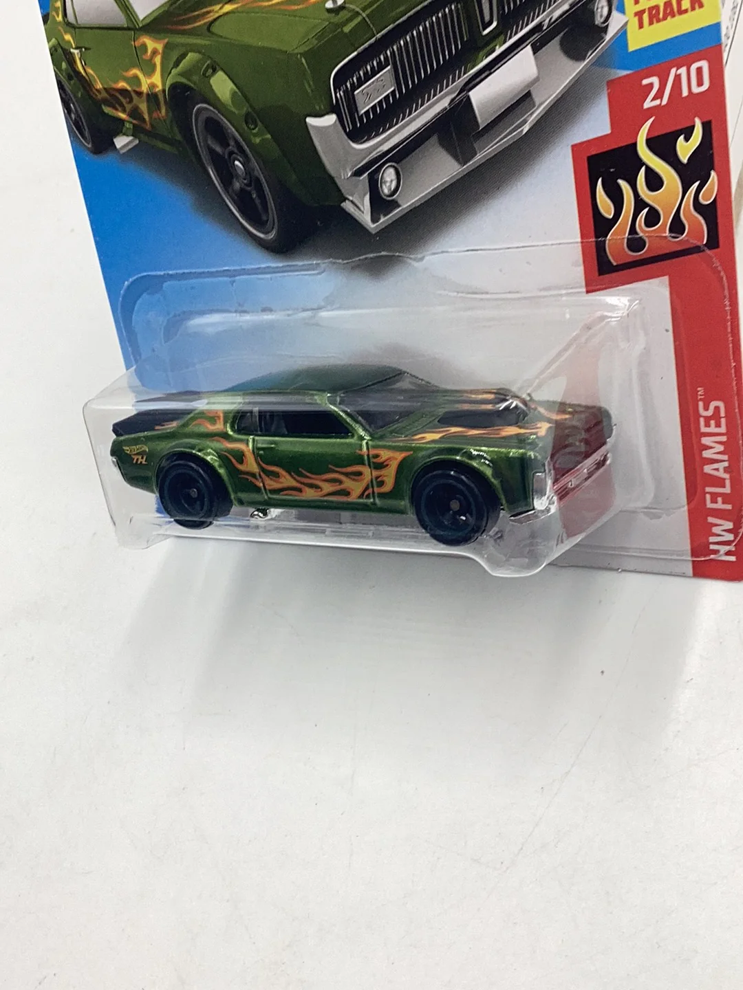 2019 hot wheels super treasure hunt #164 68 Mercury Cougar W/Protector - Image 4