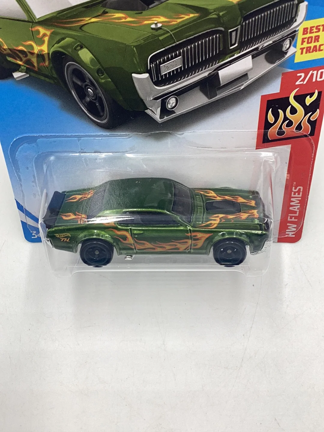 2019 hot wheels super treasure hunt #164 68 Mercury Cougar W/Protector - Image 5
