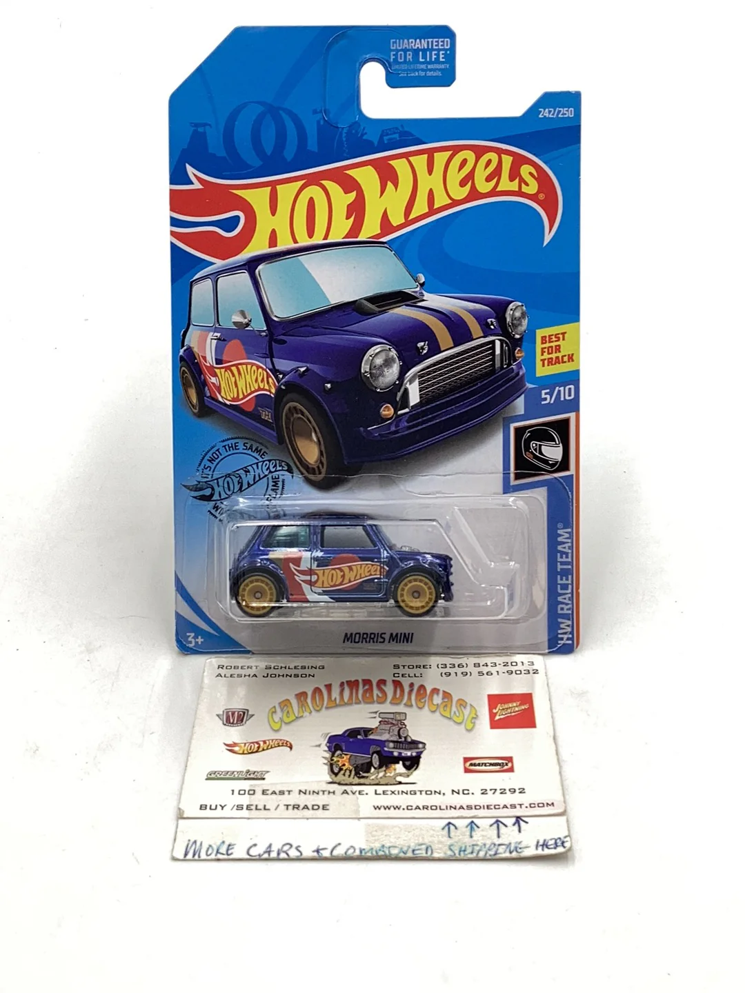 2019 hot wheels super treasure hunt #242 Morris Mini W/Protector