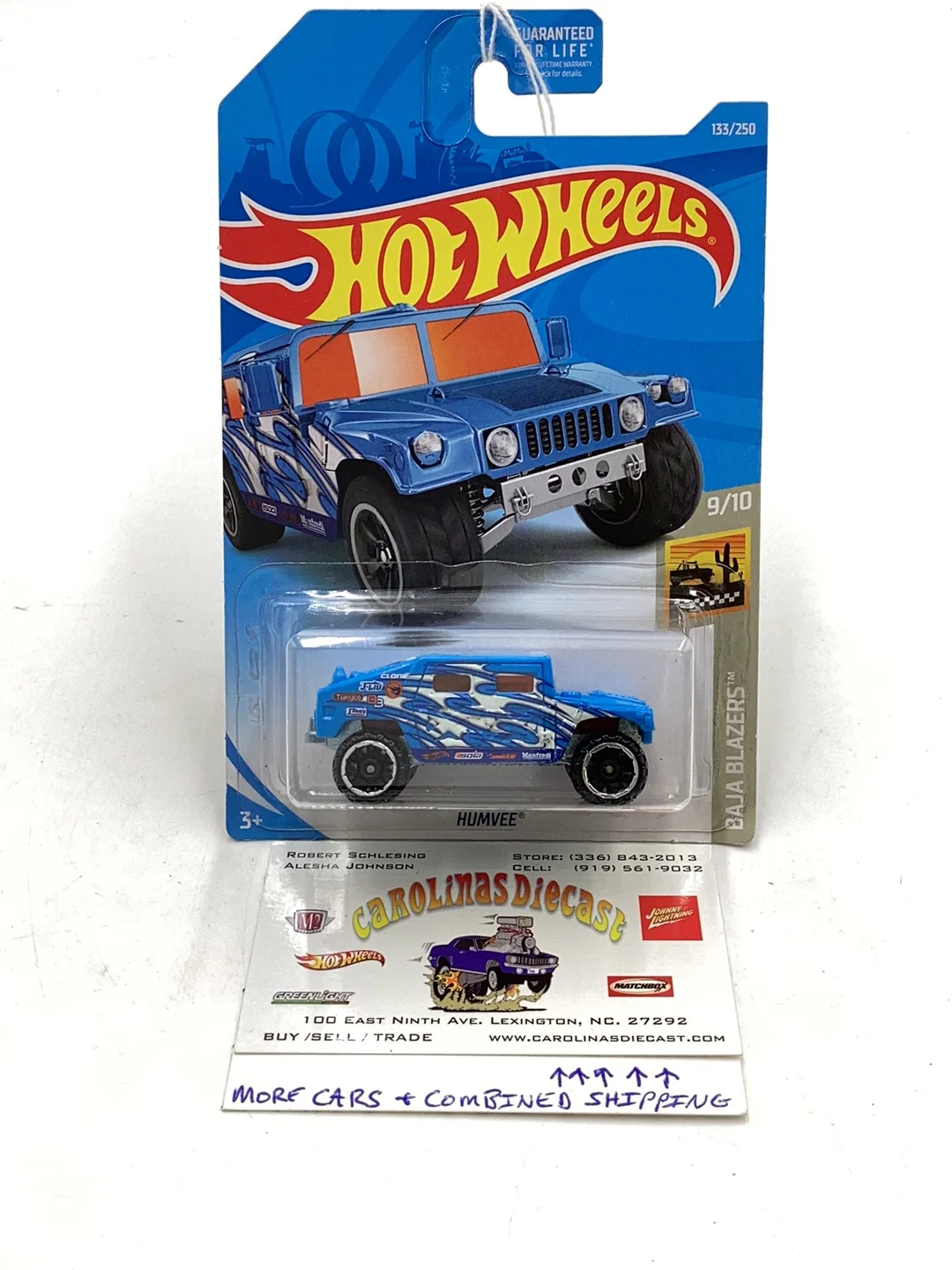 2019 HOT WHEELS TREASURE HUNT #133 Humvee 276G