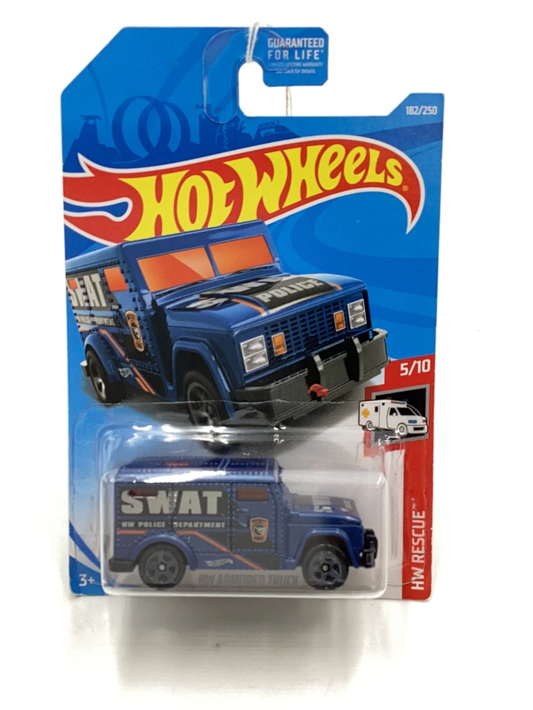 2019 HOT WHEELS TREASURE HUNT #182 HW Armoured Truck 277M - Image 2