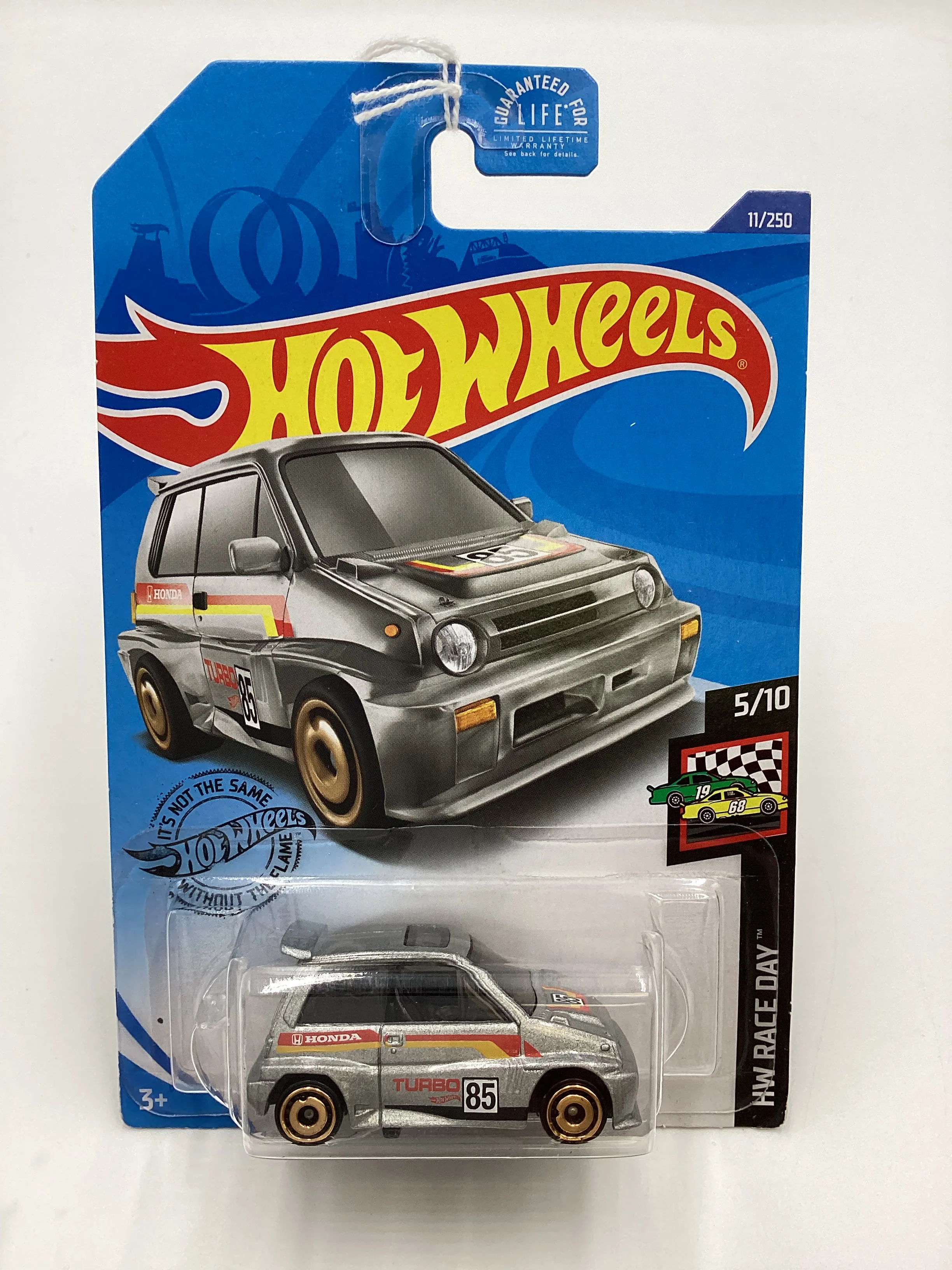 2020 Hot Wheels #11 85 Honda City Turbo II Silver 75D - Image 2