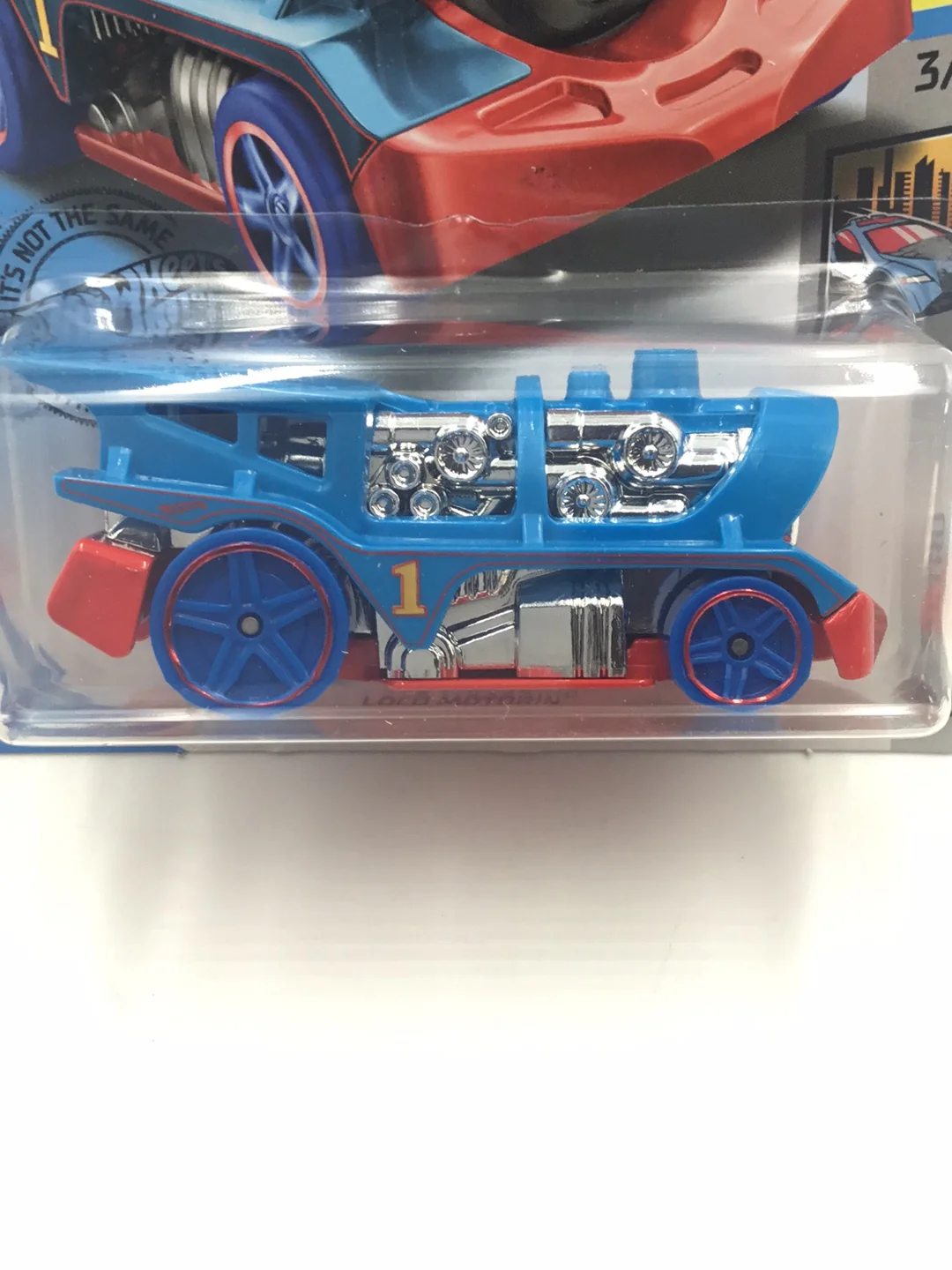 2020 hot wheels #125 Loco Motorin Thomas The Train cracked blister 122C - Image 2