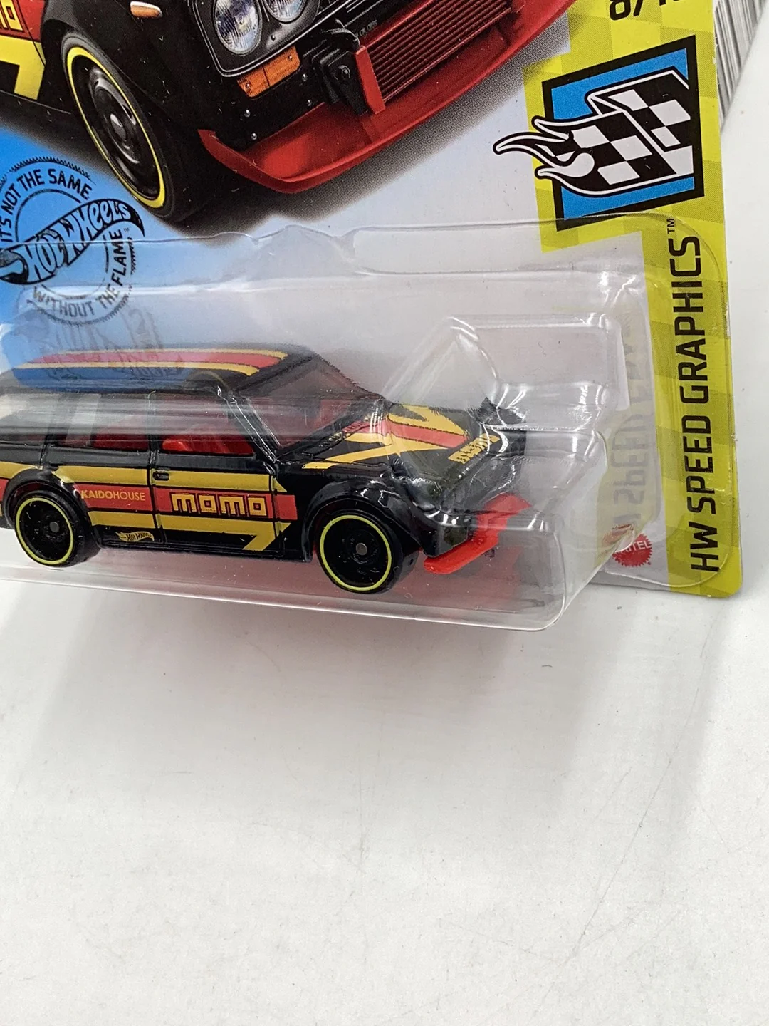 2020 hot wheels #146 Datsun bluebird wagon 510 momo black 87A - Image 4