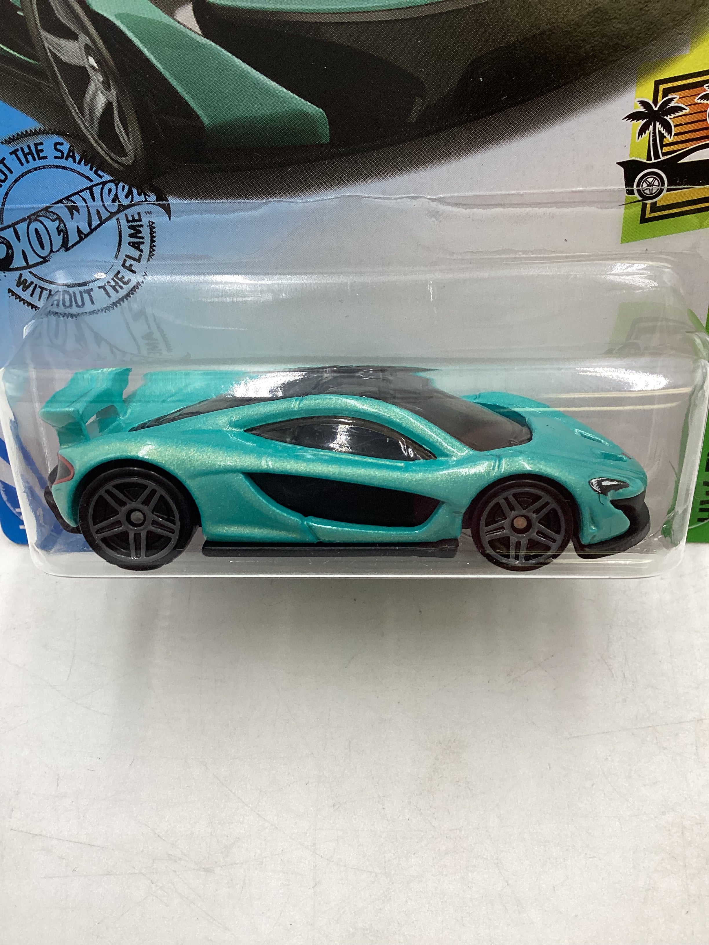 2020 Hot wheels #149 McLaren P1 Teal 103G - Image 2