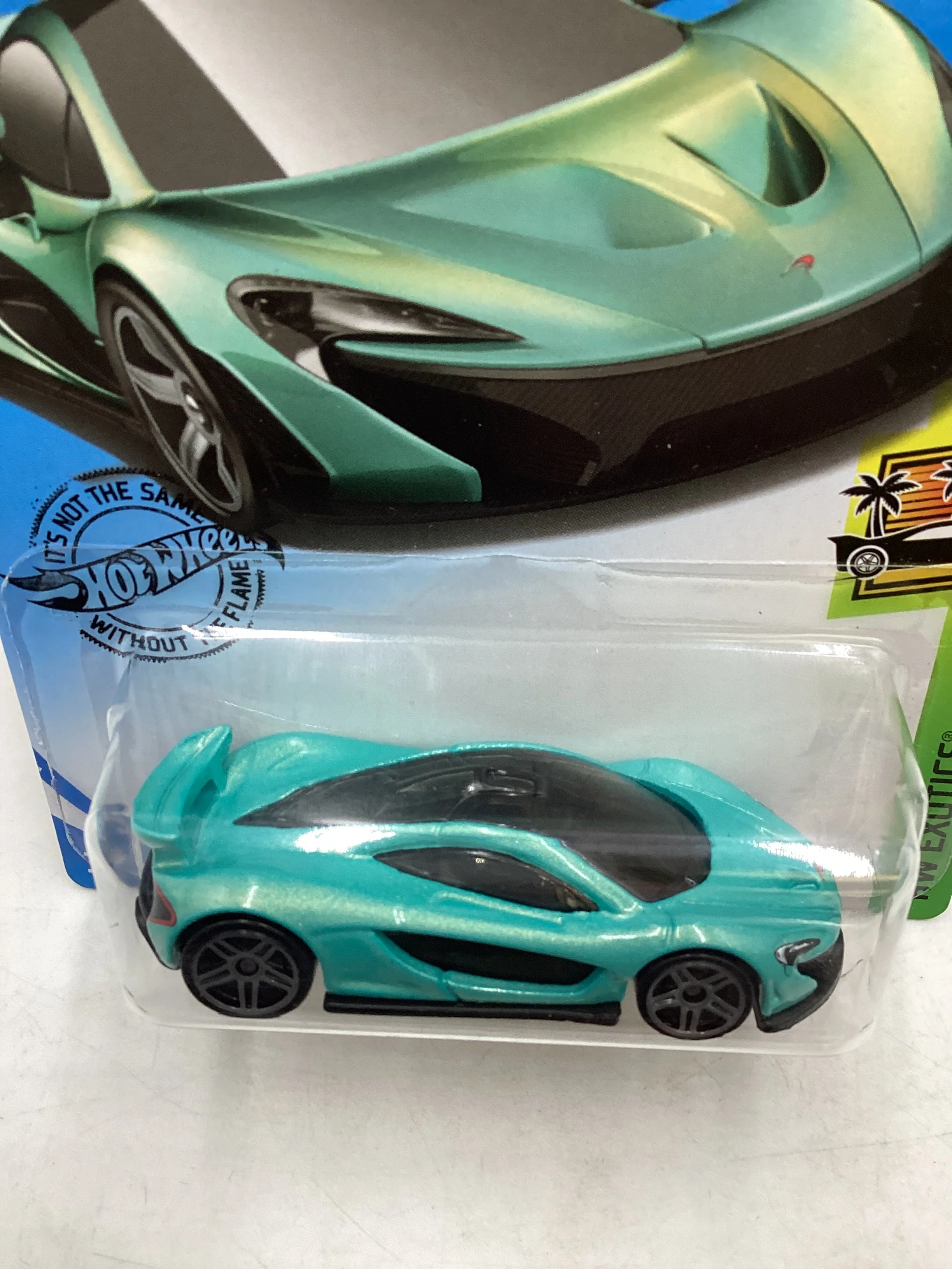 2020 Hot wheels #149 McLaren P1 Teal 103G - Image 5