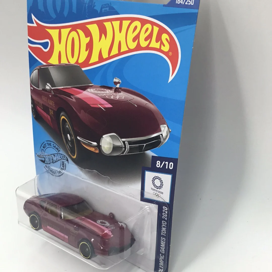 2020 hot wheels #184 Toyota 2000 GT Tokyo Maroon 91B - Image 3
