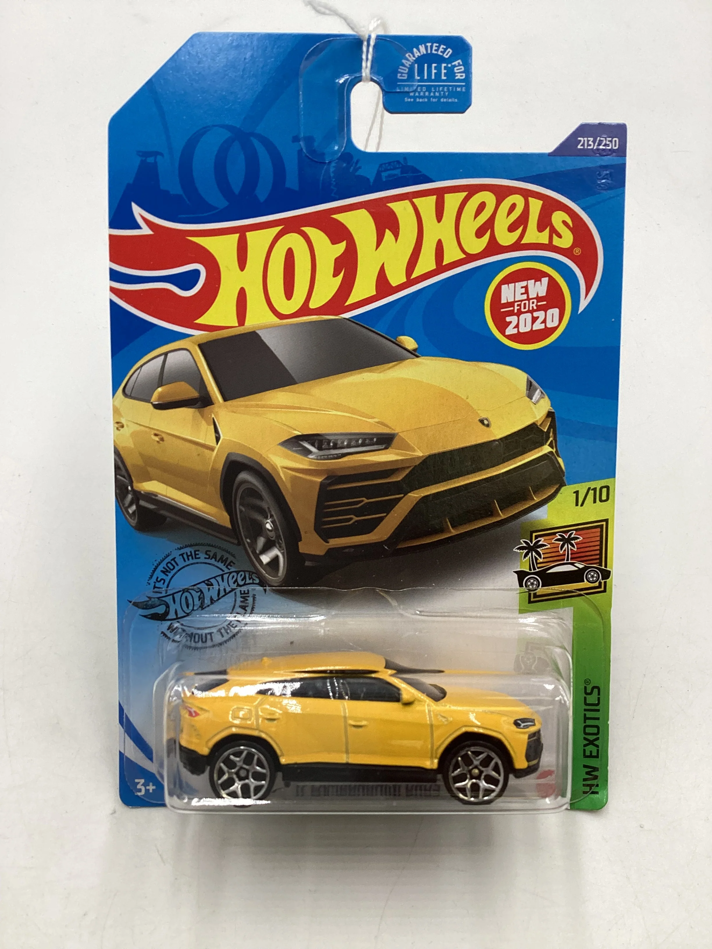 2020 Hot Wheels #213 Lamborghini Urus Yellow 101C - Image 2