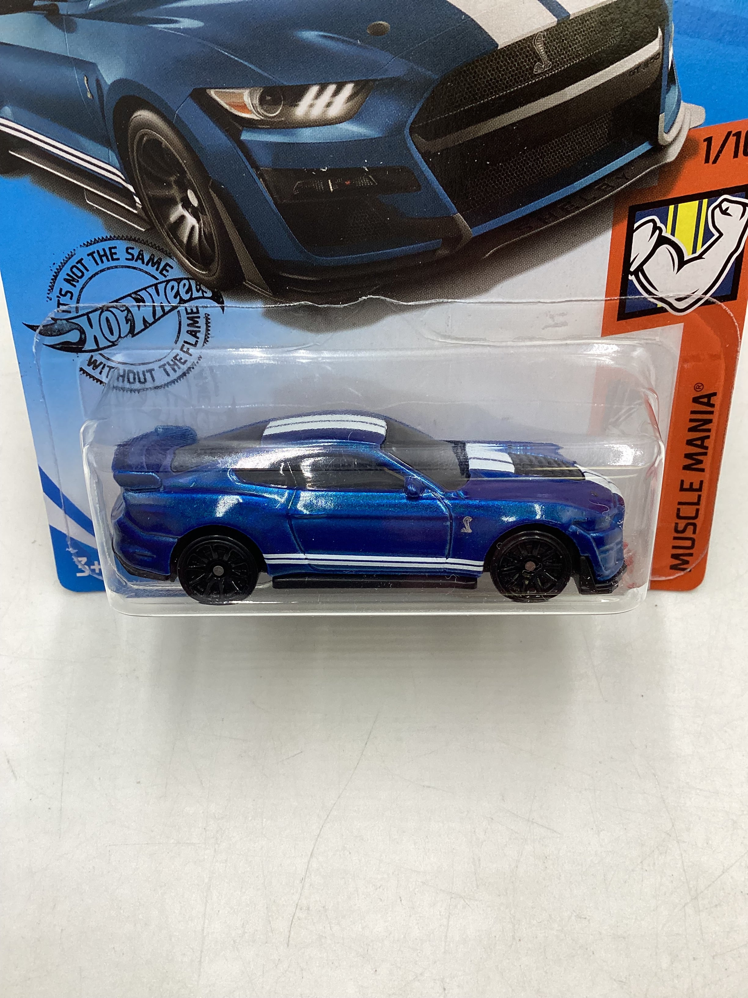 2020 Hot wheels #248 2020 Ford mustang Shelby GT500 Blue 26A - Image 3