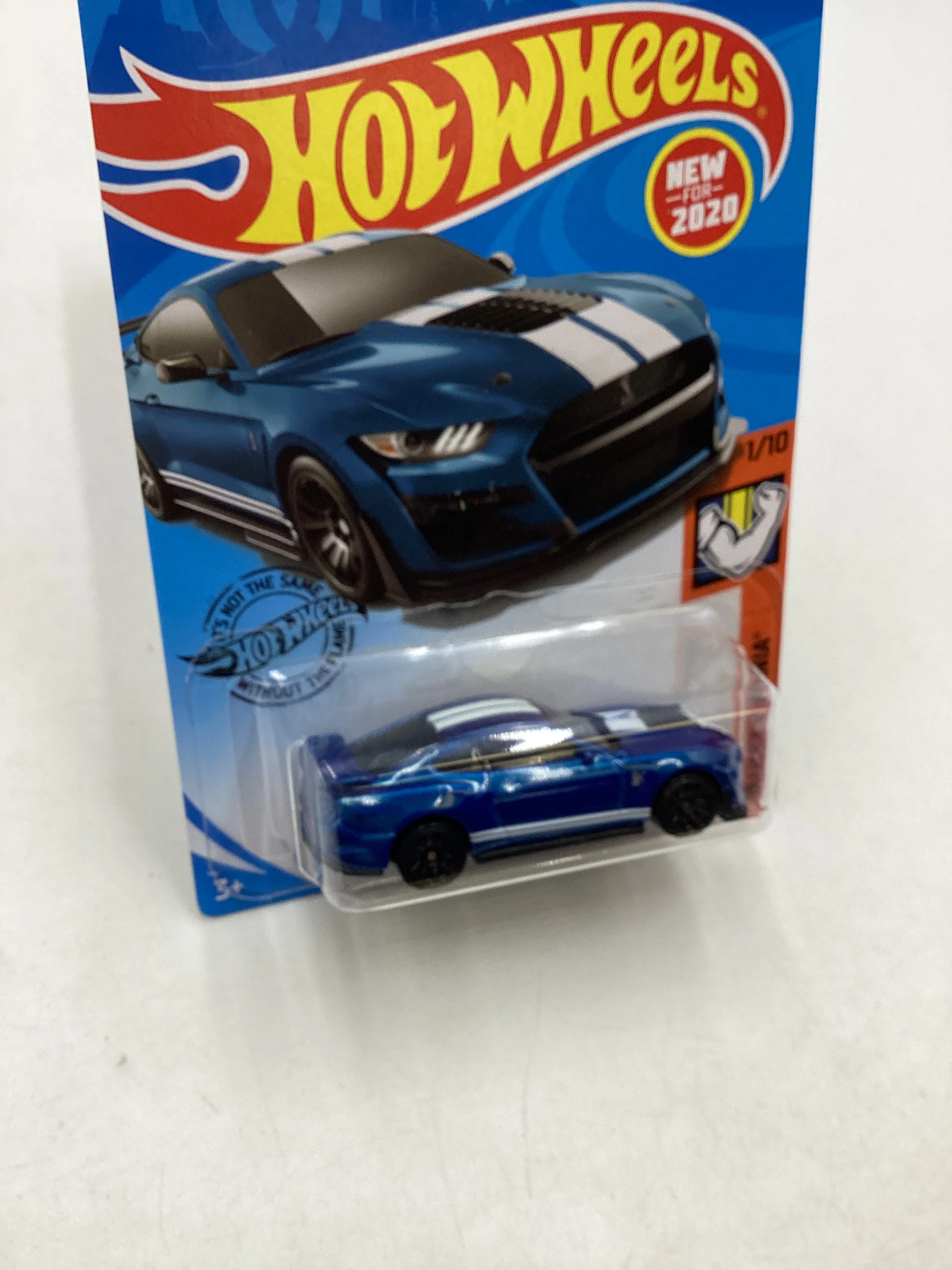 2020 Hot wheels #248 2020 Ford mustang Shelby GT500 Blue 26A - Image 5