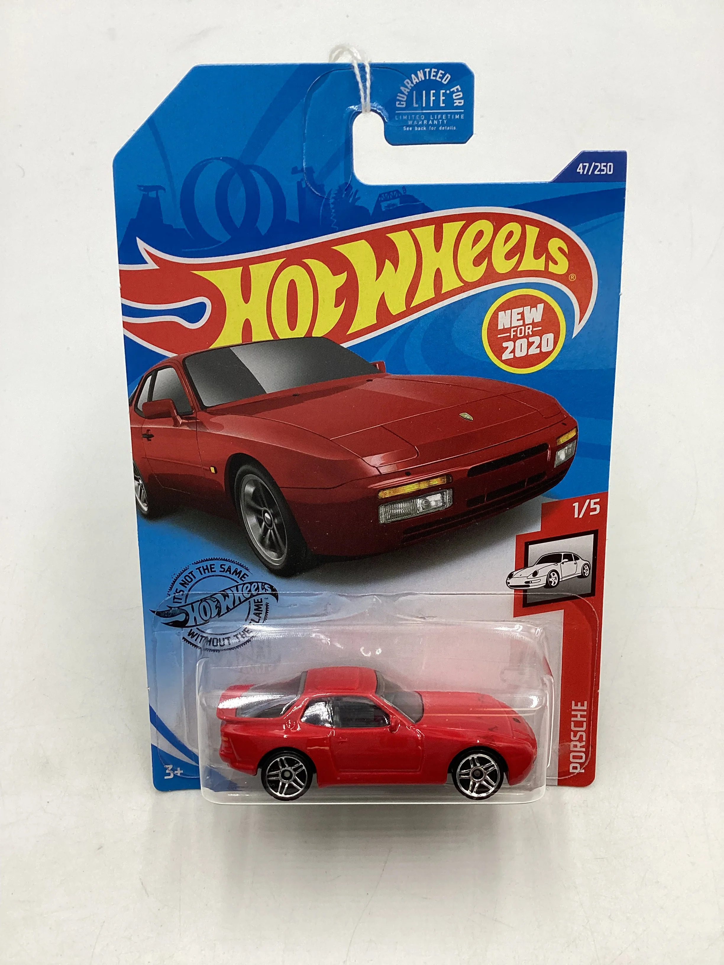2020 Hot Wheels #47 89 Porsche 944 Turbo Red 100B - Image 2