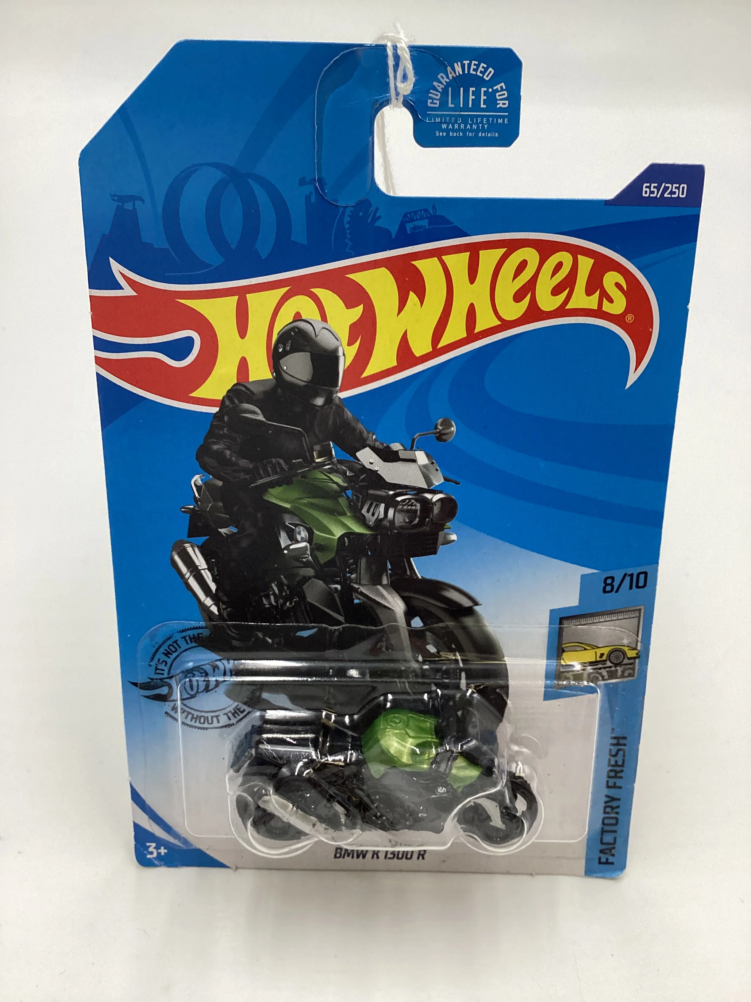 2020 Hot Wheels #65 BMW K 1300 R Green 108i - Image 2