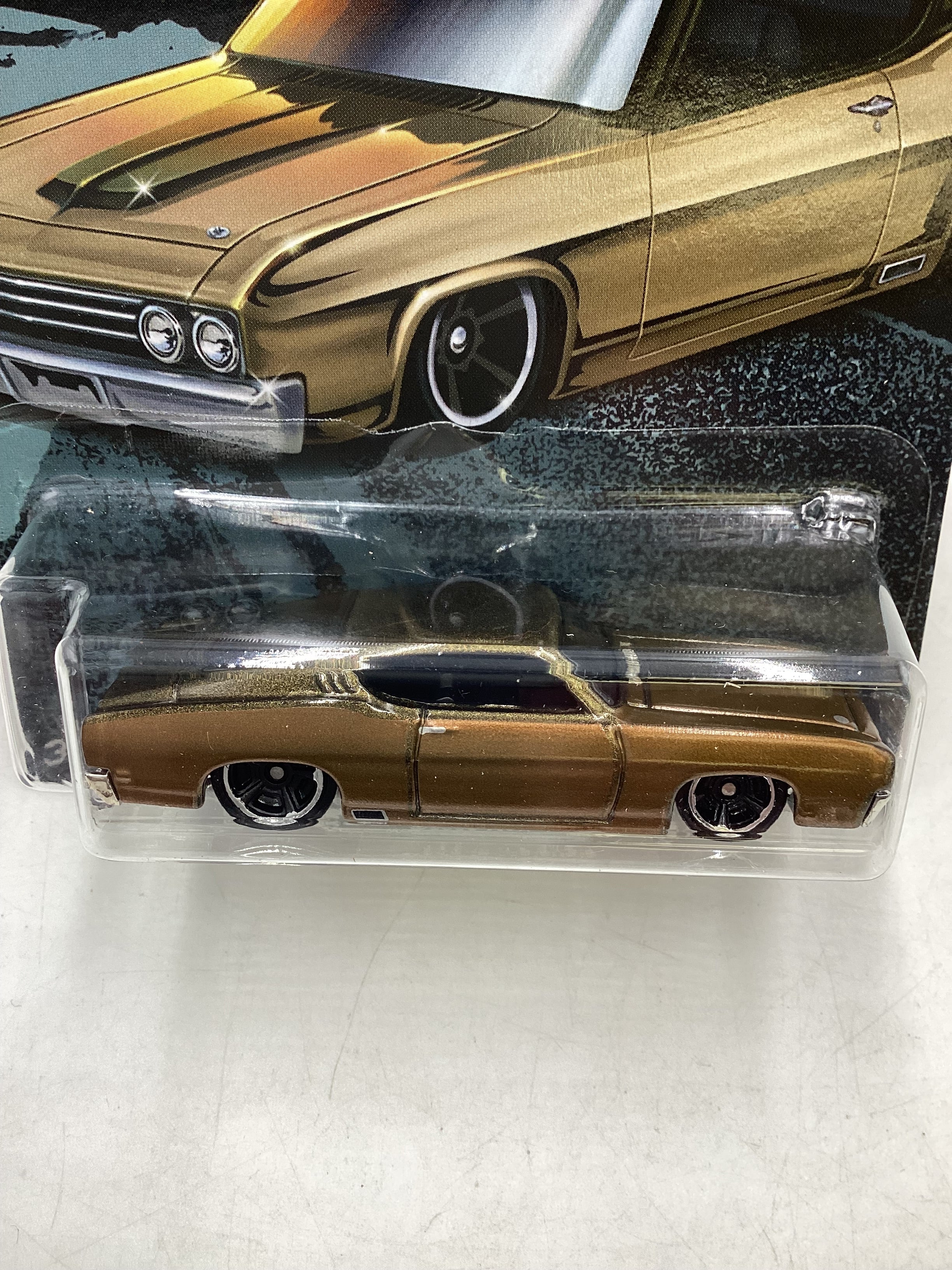 2020 Hot Wheels Fast and Furious 7 5/5 69 Ford Torino Talladega Bronze 71A - Image 3