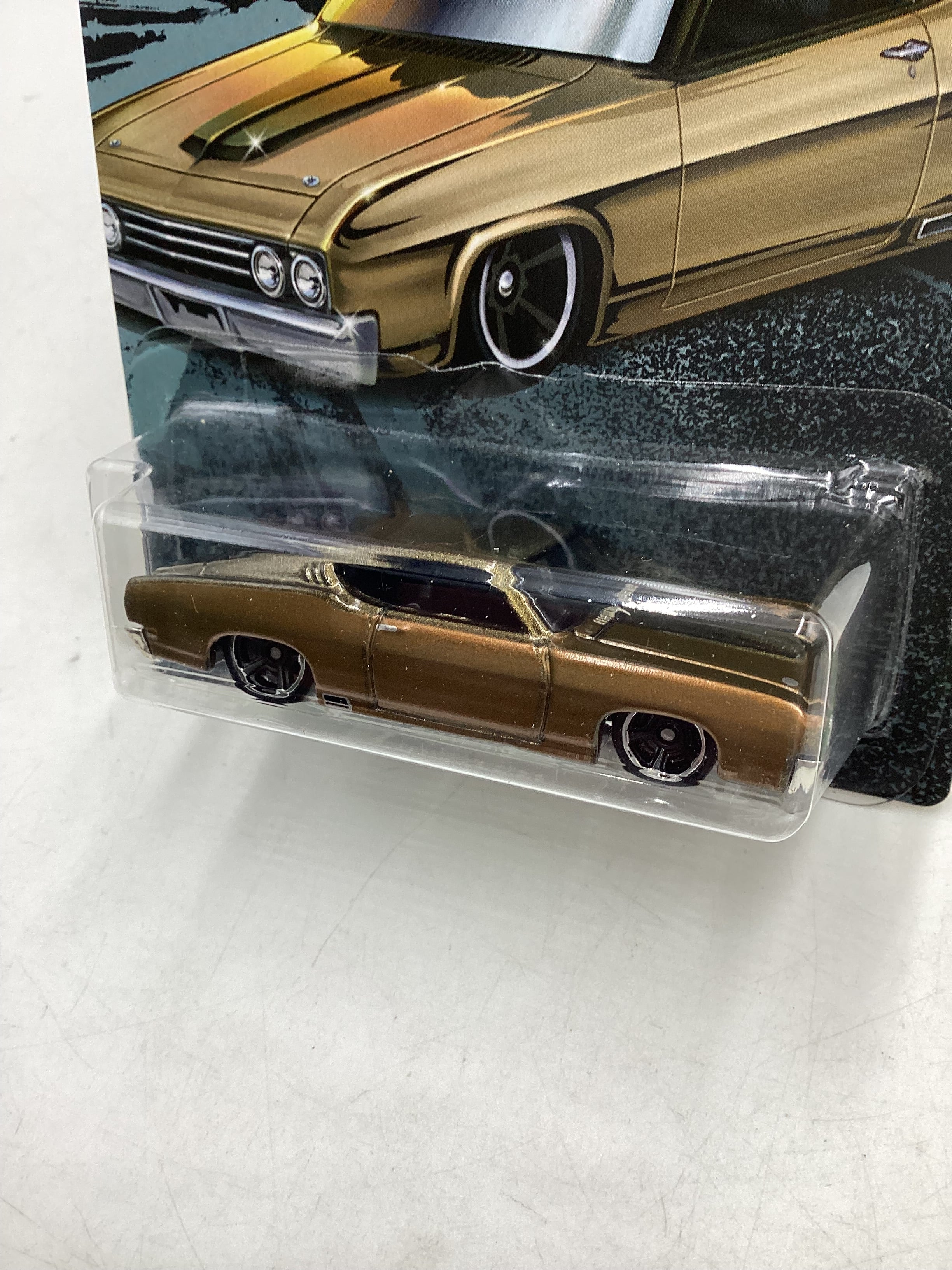 2020 Hot Wheels Fast and Furious 7 5/5 69 Ford Torino Talladega Bronze 71A - Image 4