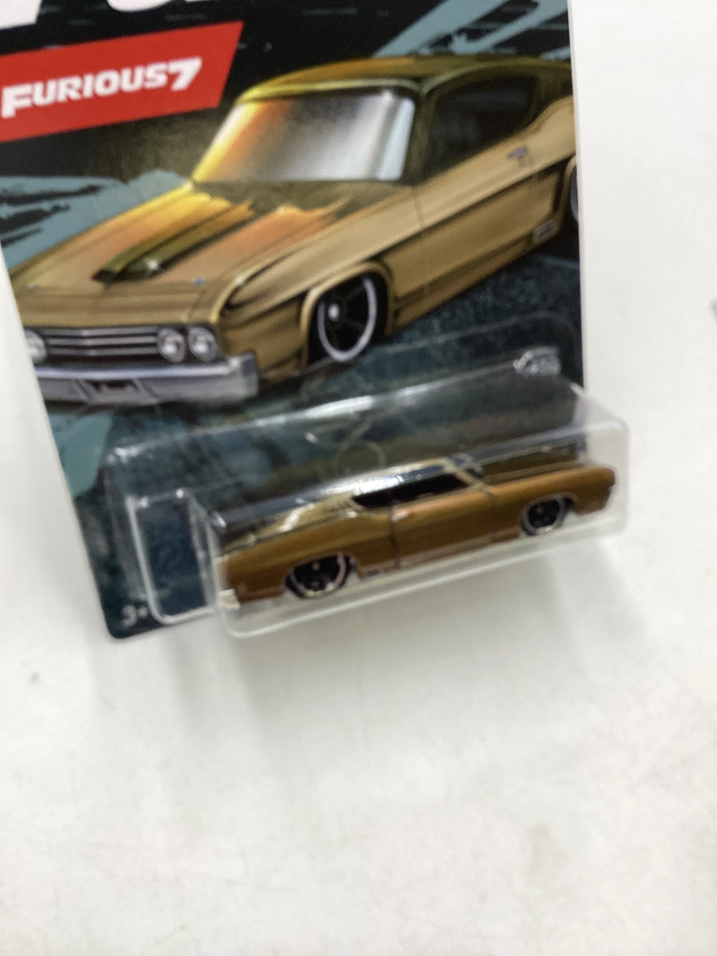 2020 Hot Wheels Fast and Furious 7 5/5 69 Ford Torino Talladega Bronze 71A - Image 5