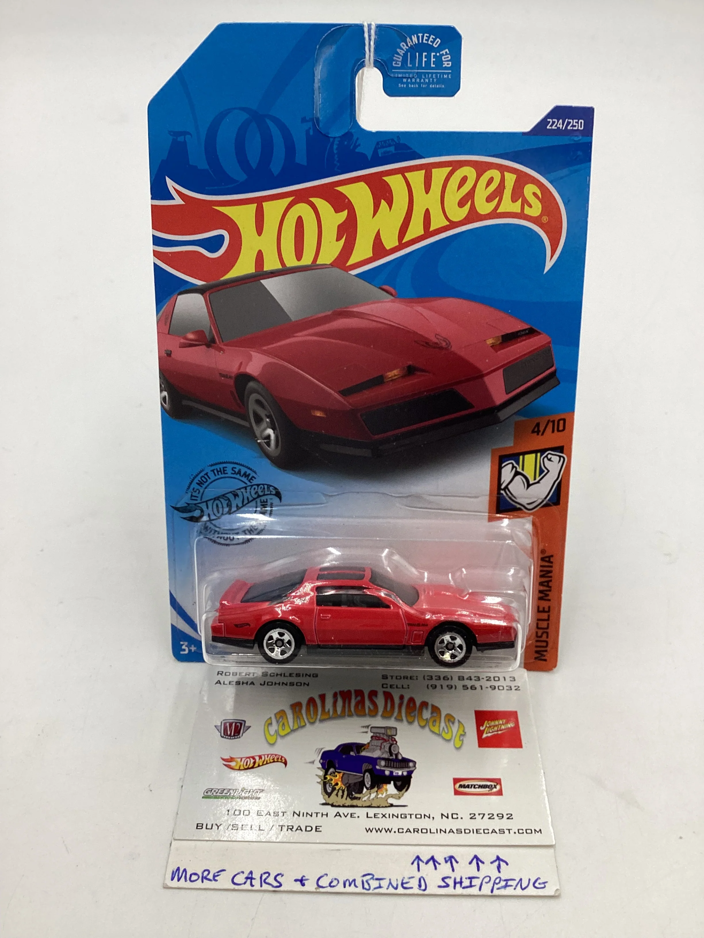 2020 Hot wheels Muscle Mania #224 84 Pontiac Firebird Red 52G