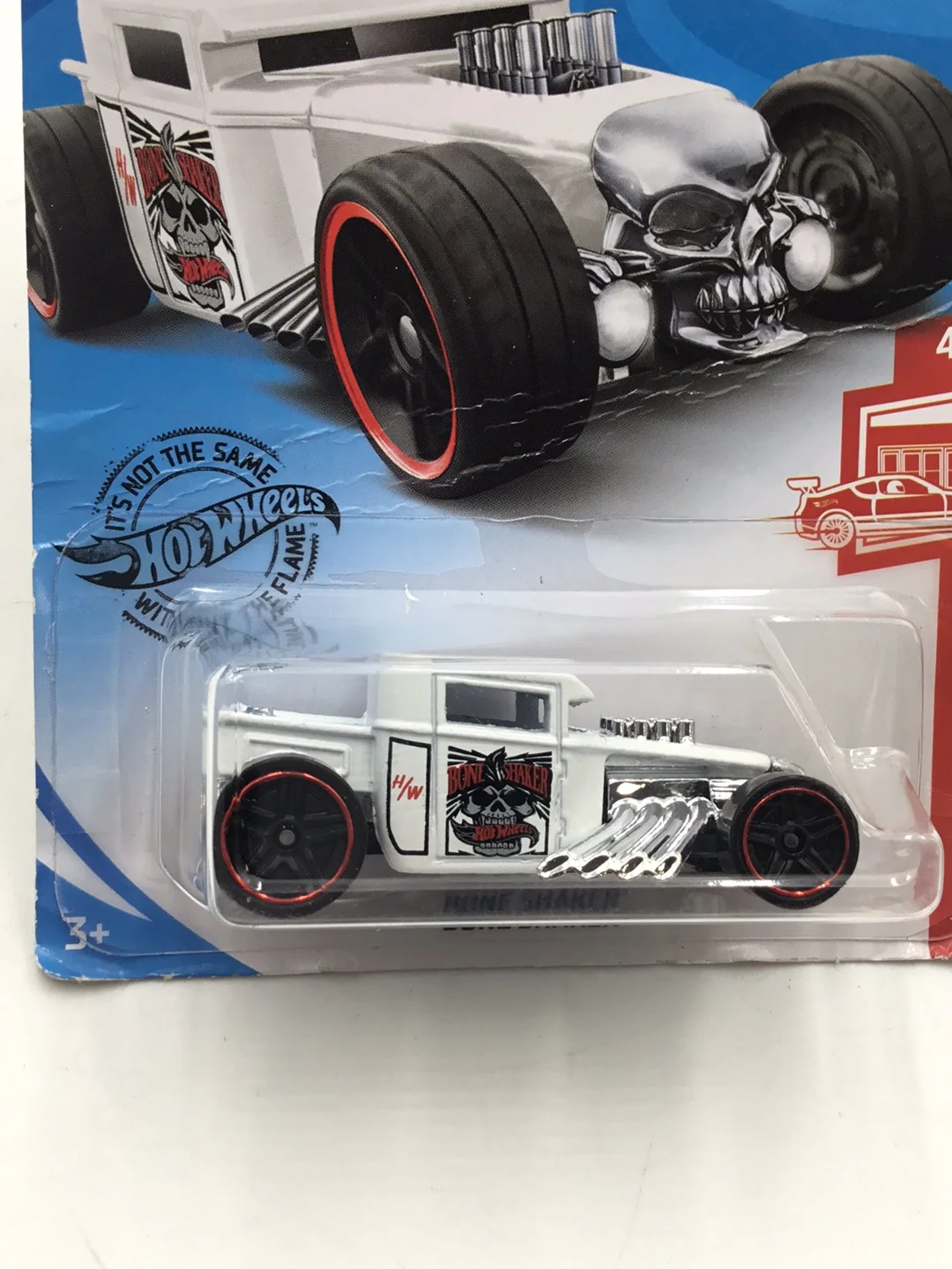 2020 hot wheels red edition #135 Bone Shaker target red (Bad Card) Z9 - Image 8