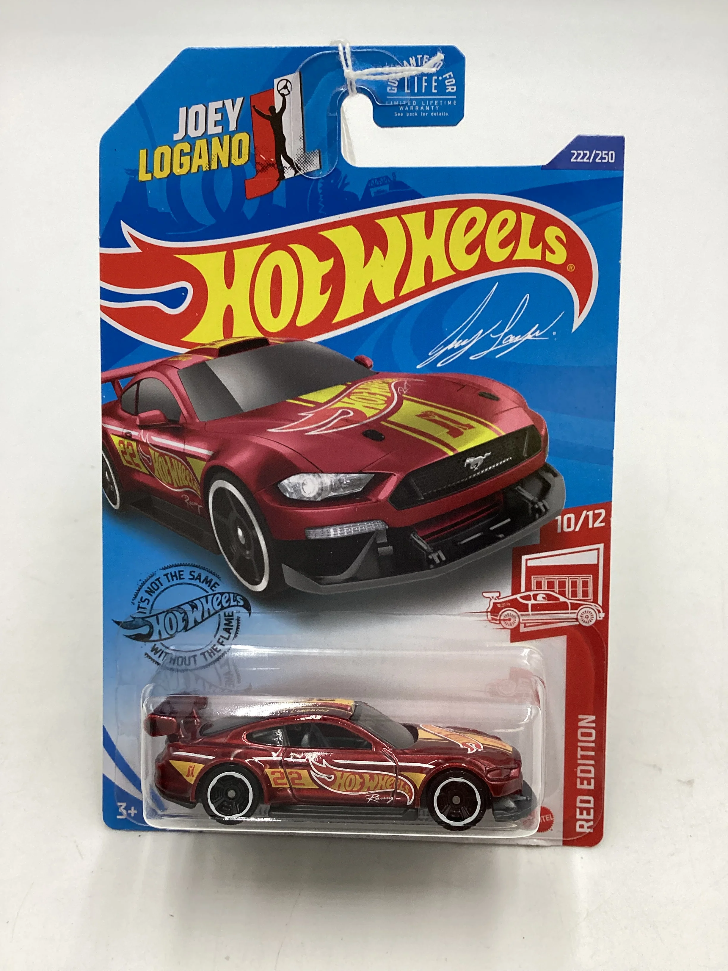 2020 Hot Wheels Red Edition #222 Custom 18 Ford Mustang GT Target red edition 149B - Image 2