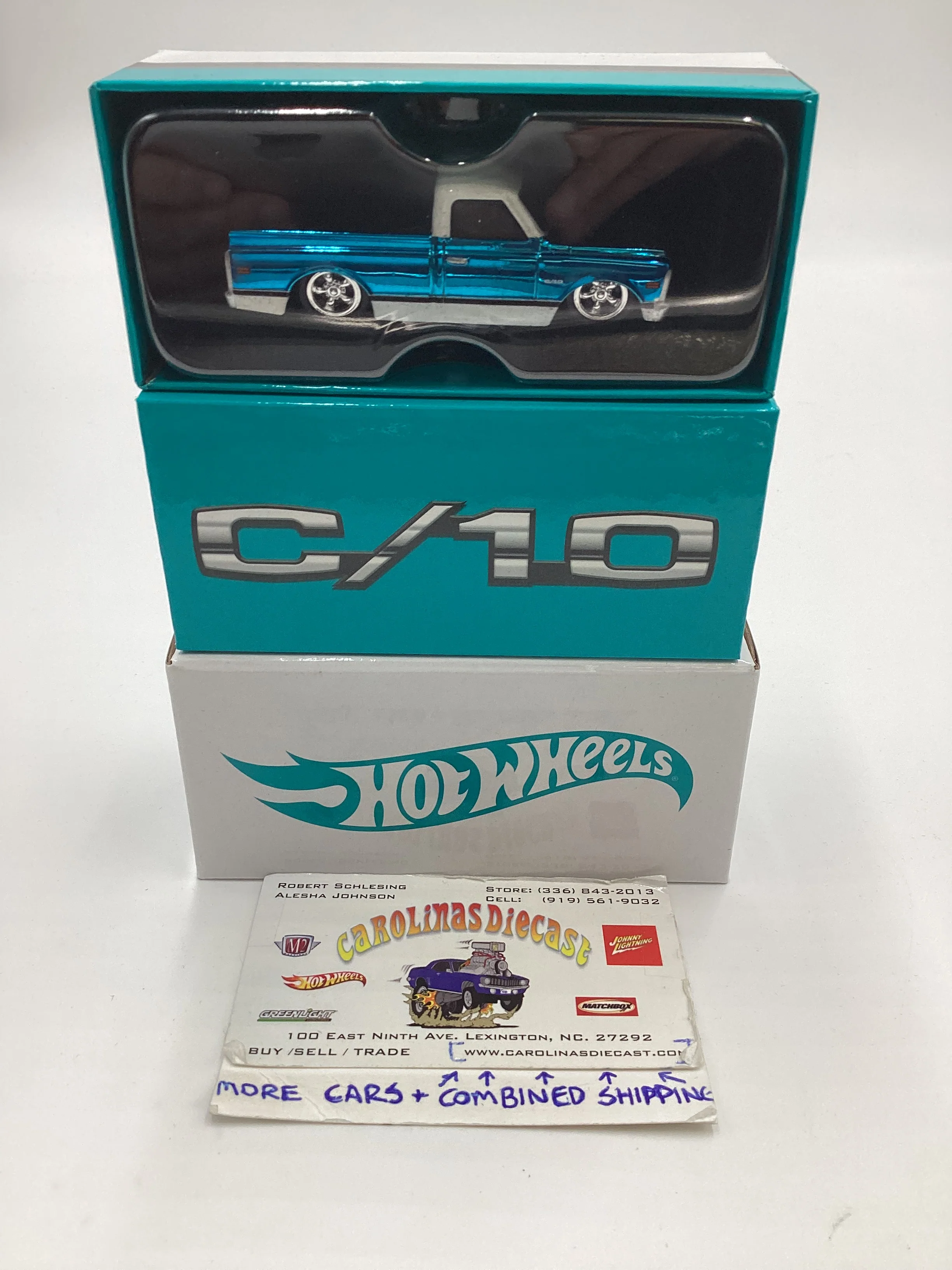 2020 Hot Wheels RLC #10188/15000 1969 Chevy C-10 Light Blue