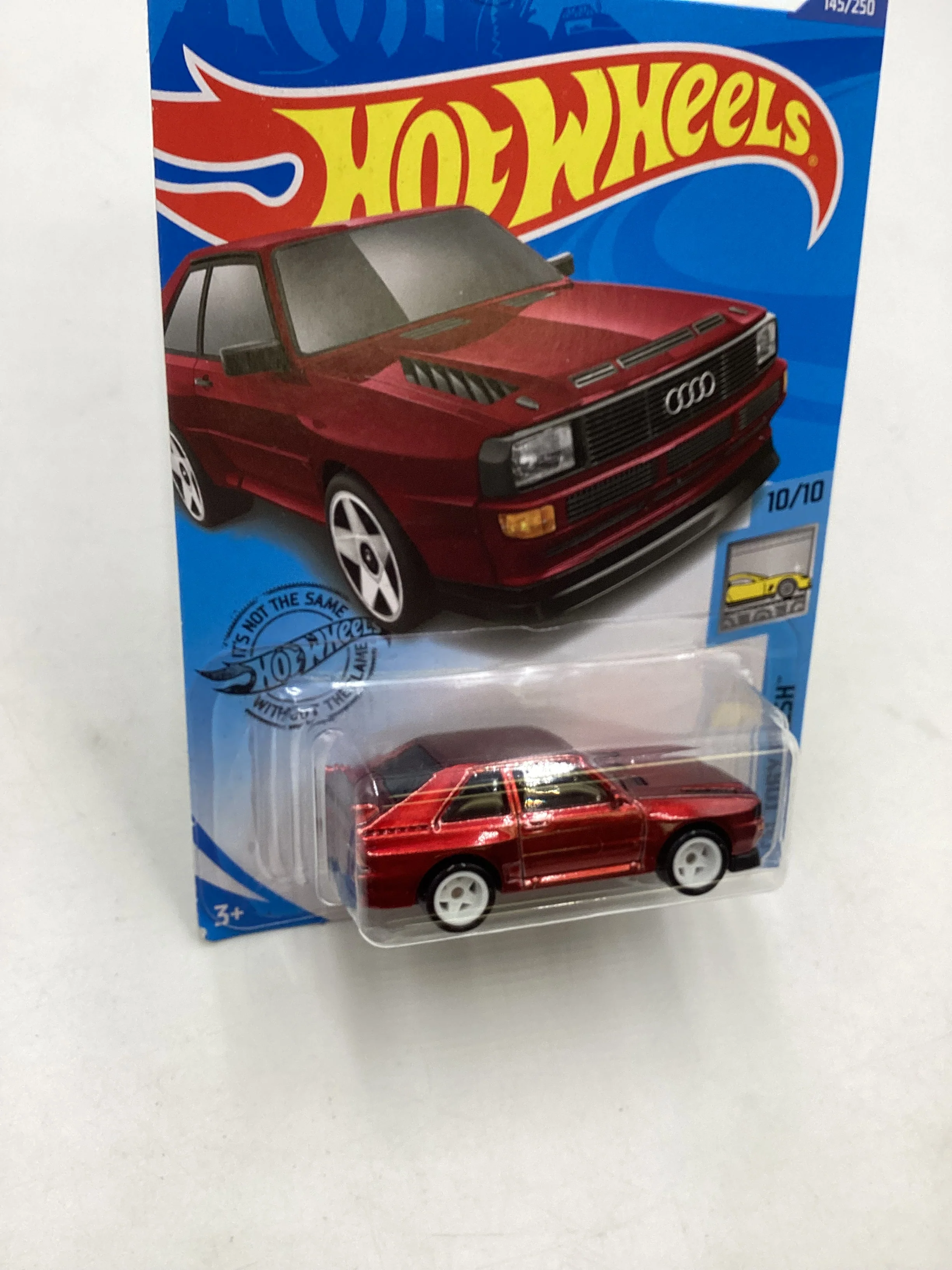 2020 Hot wheels Super treasure hunt #145 84 Audi Sport Quattro Red W/ Protector - Image 5