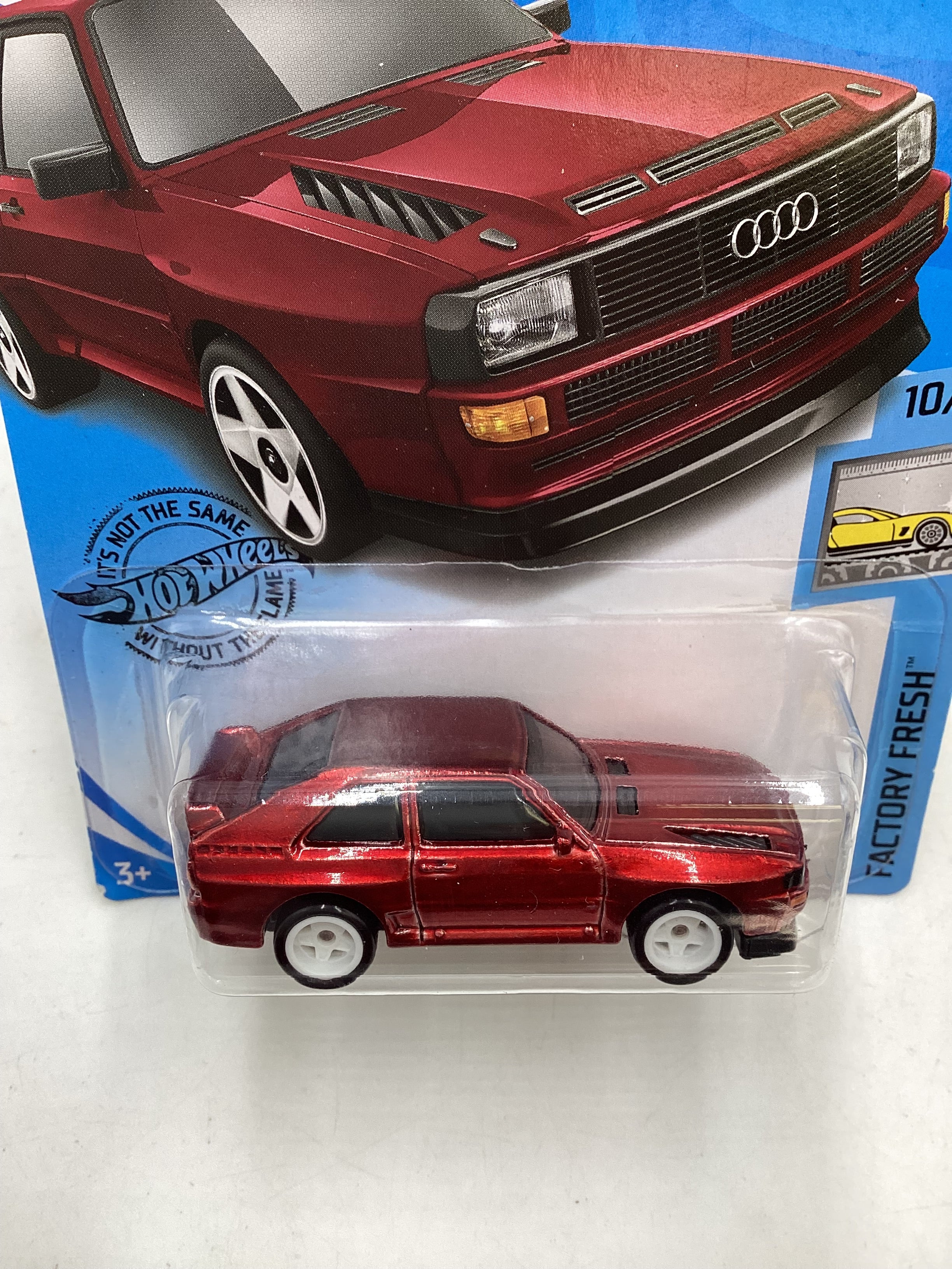 2020 Hot wheels Super treasure hunt #145 84 Audi Sport Quattro Red W/ Protector - Image 6