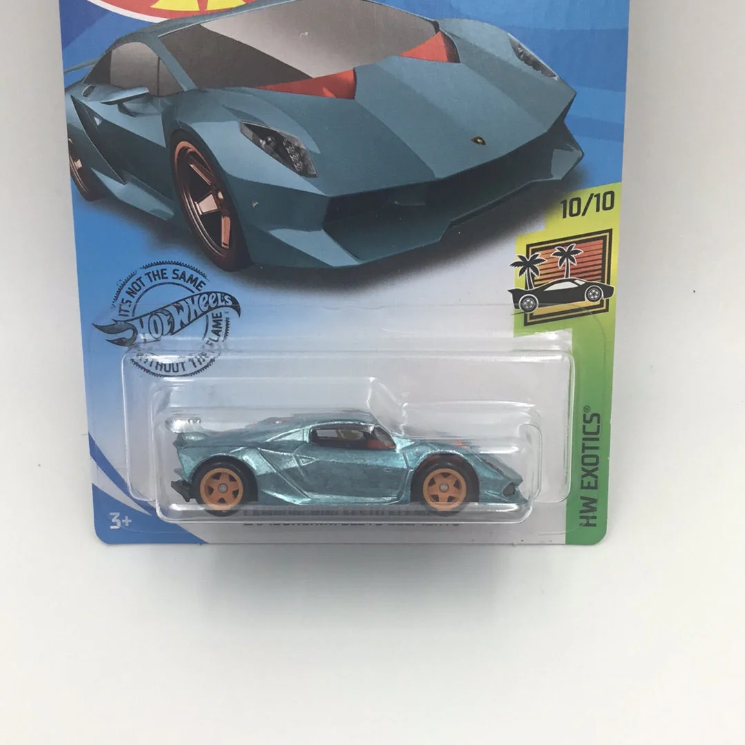 2020 hot wheels super treasure hunt Lamborghini Sesto Elemento W/Protector - Image 2
