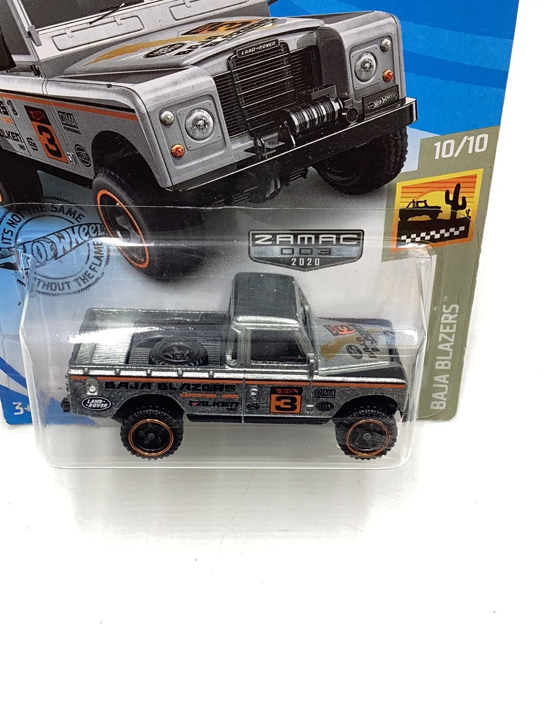 2020 Hot wheels Zamac 003 Land Rover Series III Pickup #3 148C - Image 6