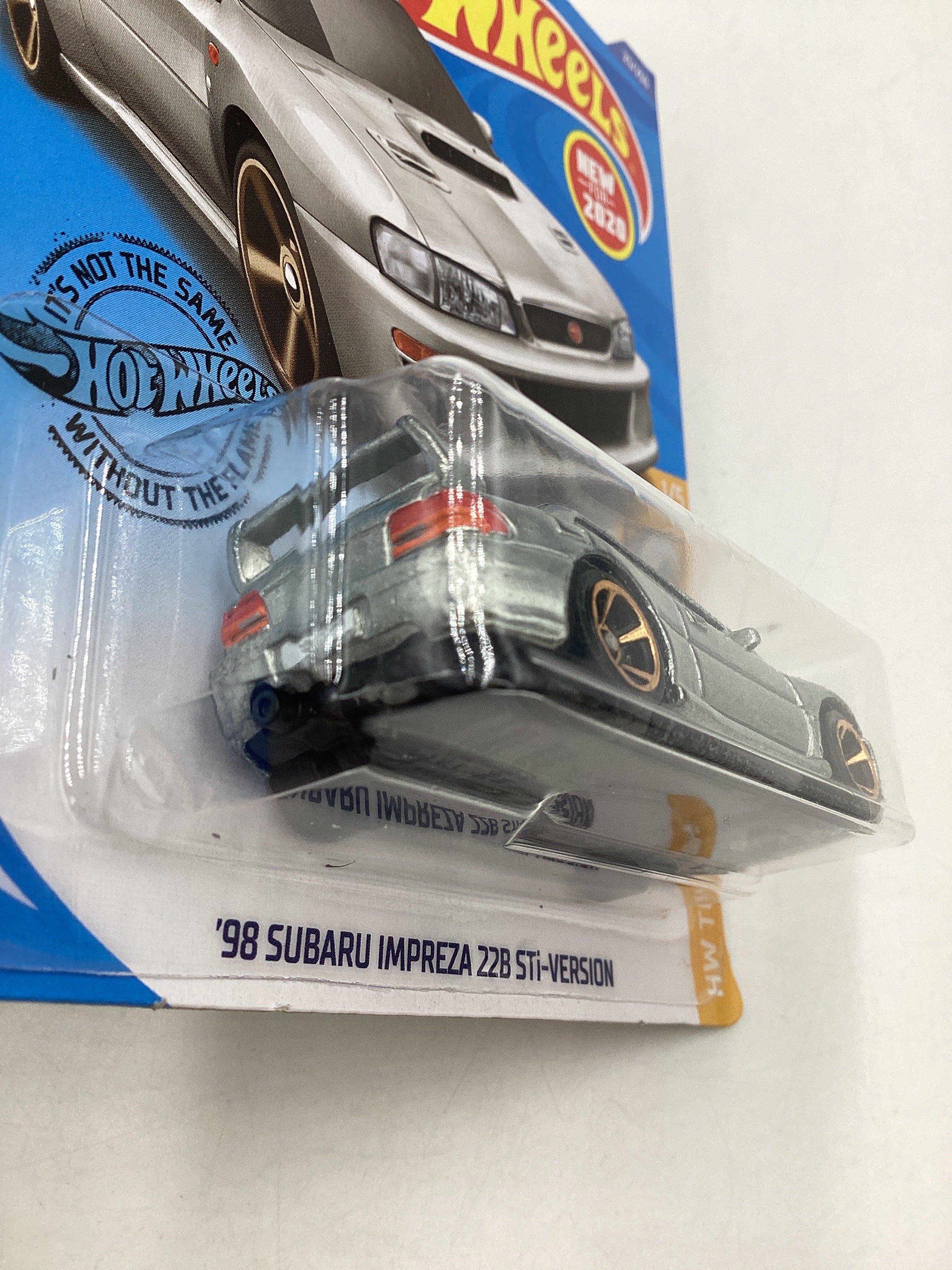 2020 Hot wheels Zamac 007 #23 *Cracked Blister* 98 Subaru Impreza 22B STI-version 148A - Image 6