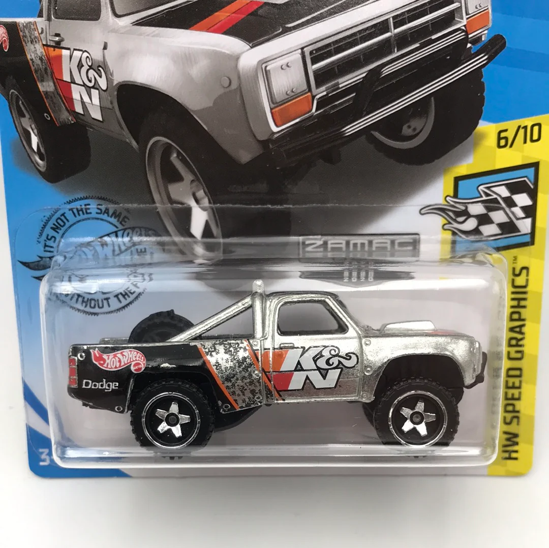2020 hot wheels Zamac #128 87 Dodge D100 #8 EE8 - Image 2