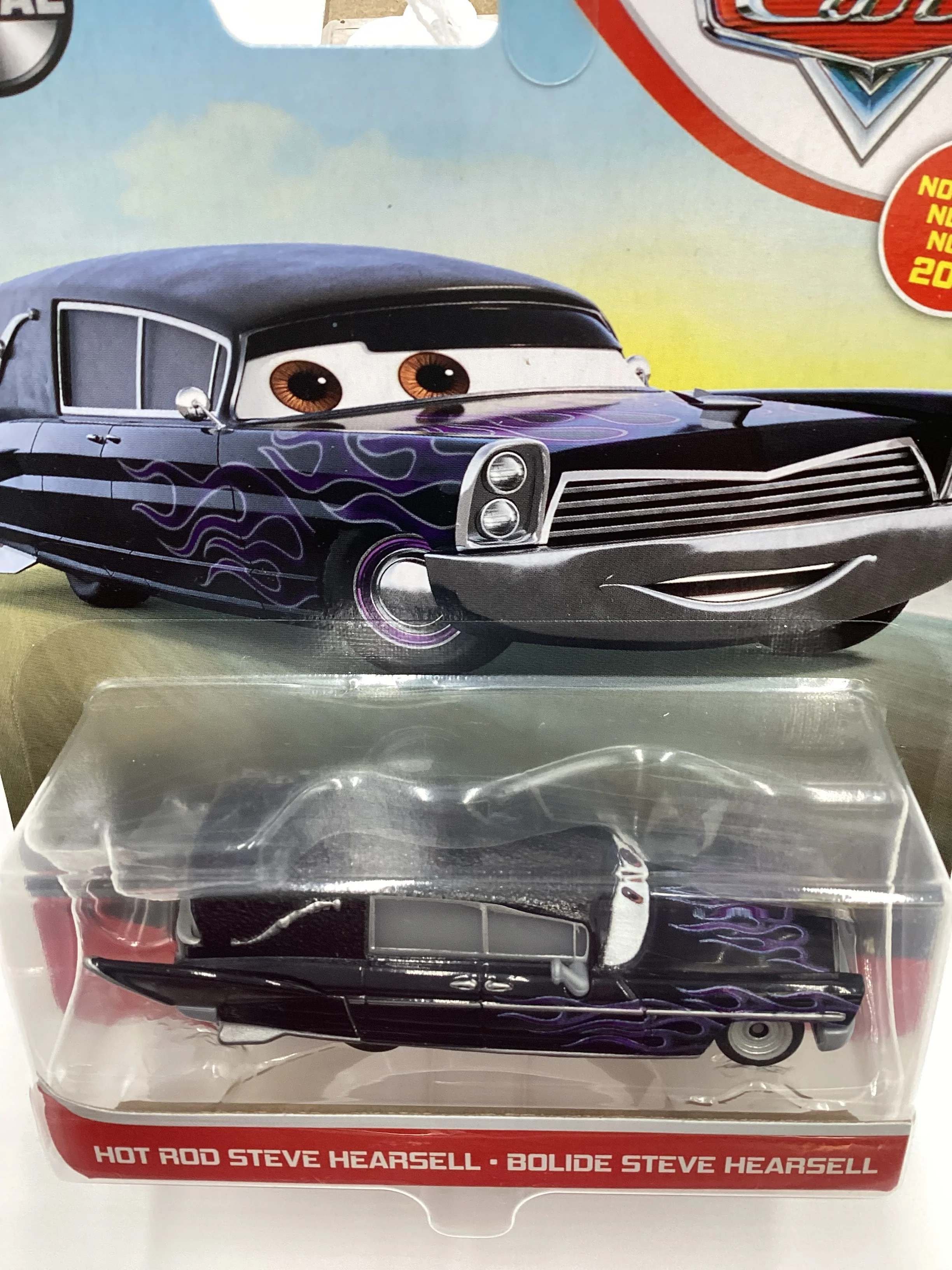 2021 Disney Pixar Cars Hot Rod Steve Hearsell Black 138B - Image 6