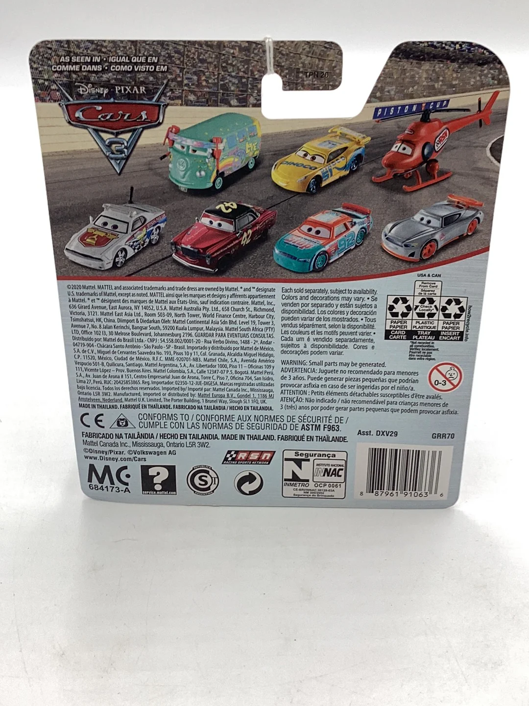 2021 Disney Pixar Cars Metal series Ducky Fauntleroy 138B - Image 6