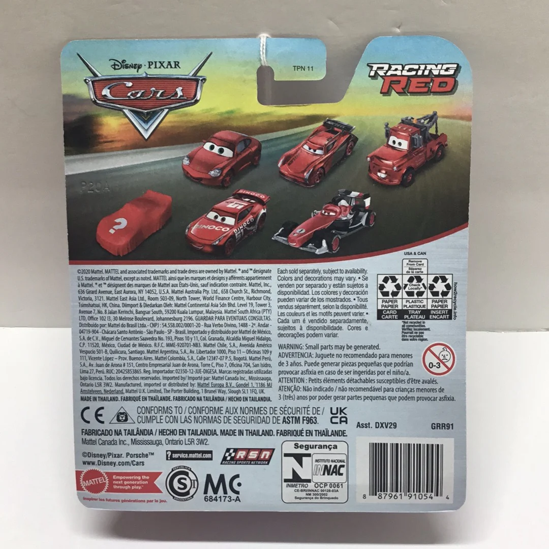 2021 Disney Pixar Cars Metal series Racing Red Racing Red Dinoco Cruz Ramirez Chase 139A - Image 4