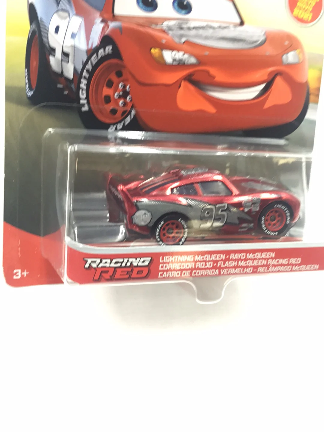 2021 Disney Pixar Racing Red McQueen Chase 140B - Image 3