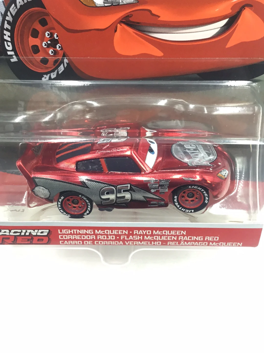 2021 Disney Pixar Racing Red McQueen Chase 140B - Image 5