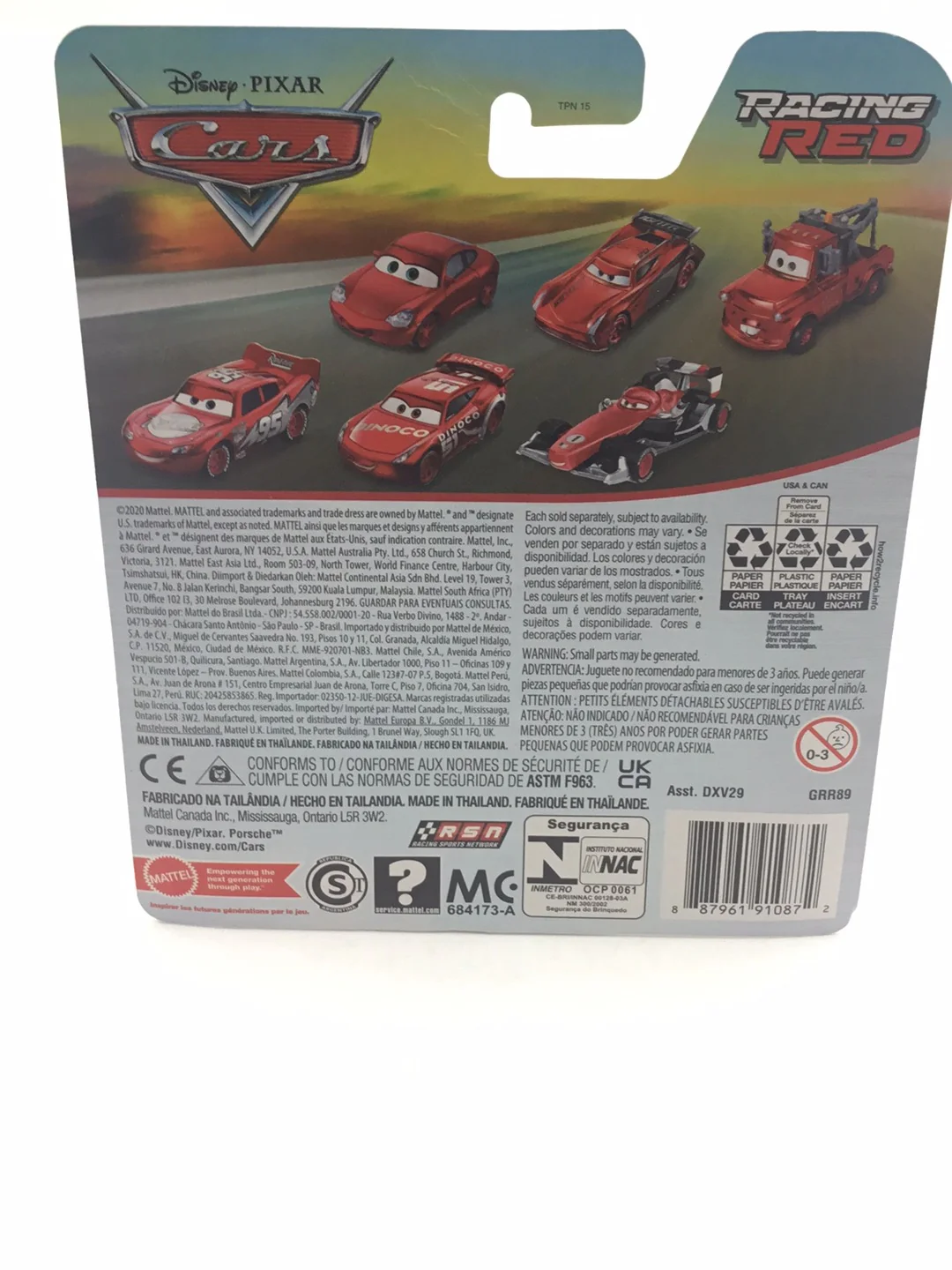 2021 Disney Pixar Racing Red McQueen Chase 140B - Image 6
