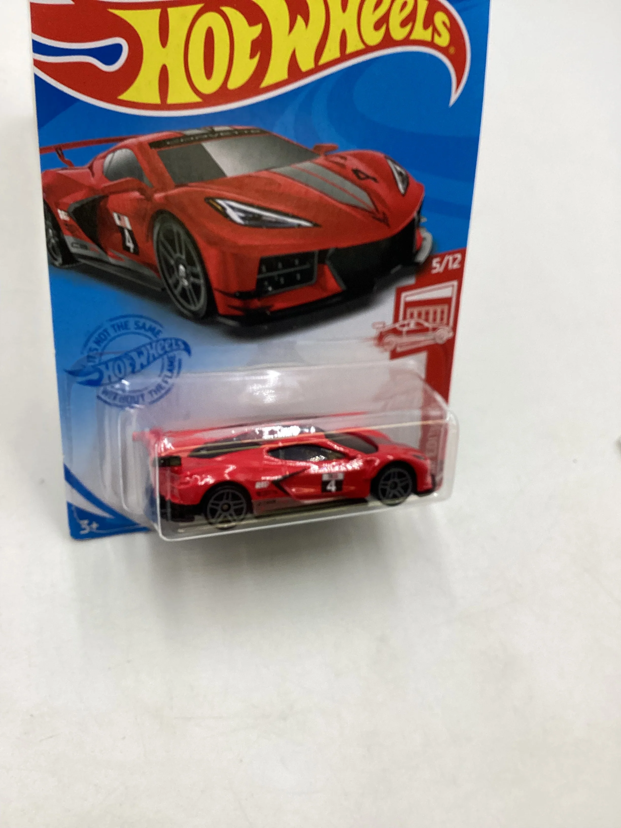 2021 Hot Wheels #105 Red Edition Corvette C8.R  143i - Image 5
