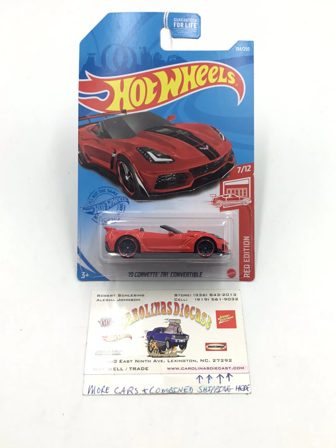 2021  hot wheels #134 Corvette ZR1 Red Edition #7 target exclusive HH1