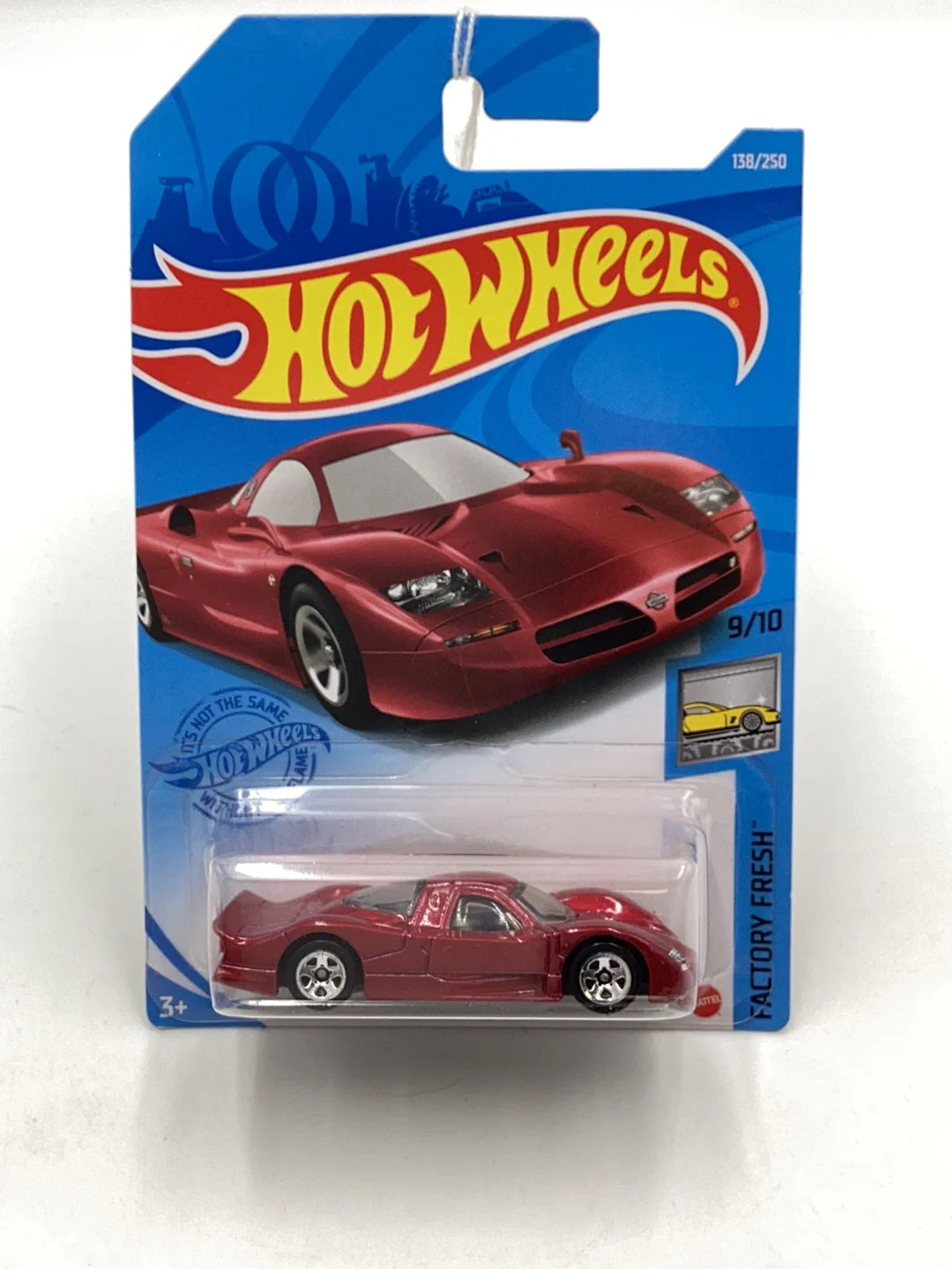 2021 Hot Wheels #138 Nissan R390 GTI Red 80E - Image 2