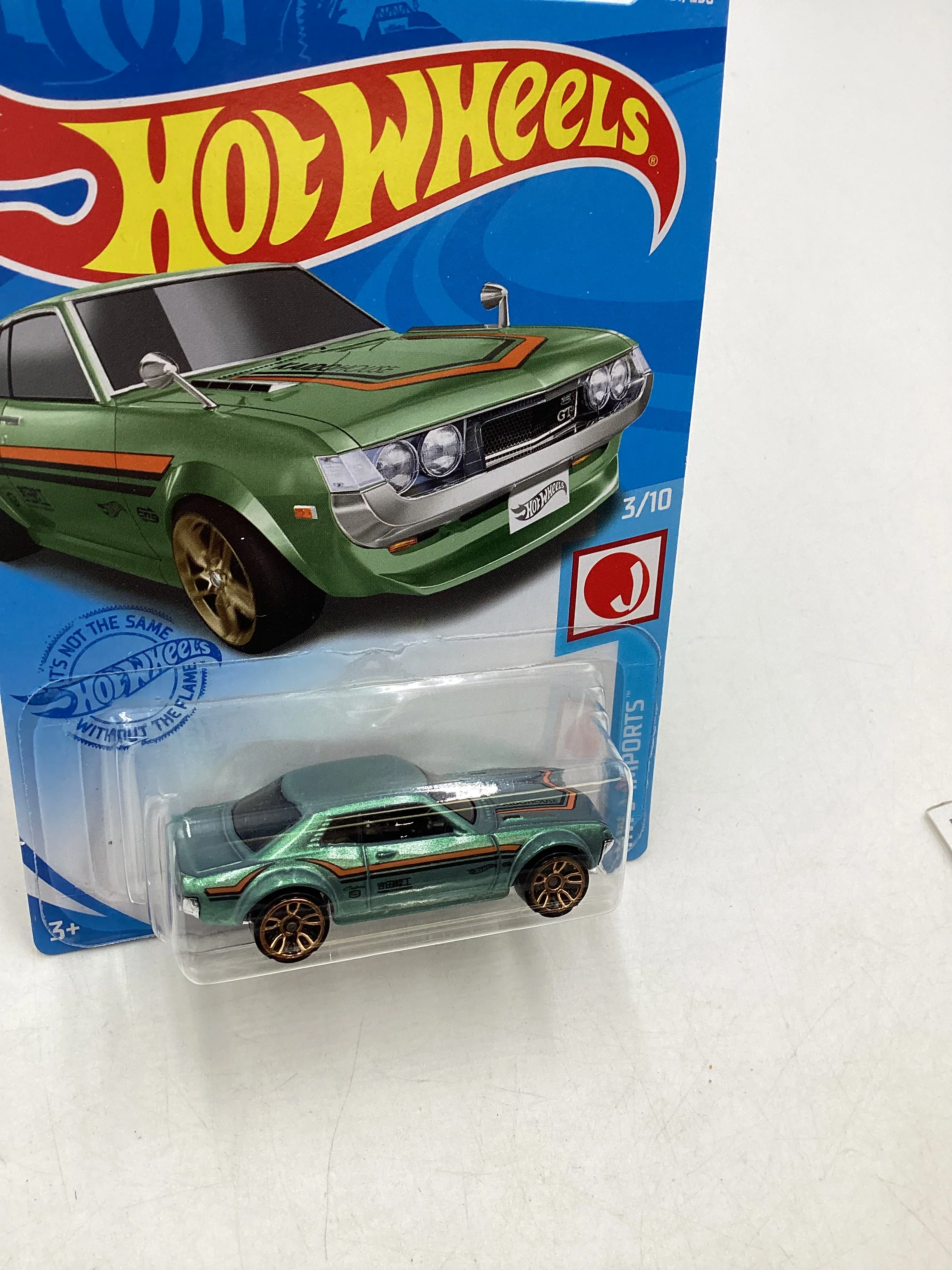 2021 Hot Wheels #151 70 Toyota Celica Green 94G - Image 3