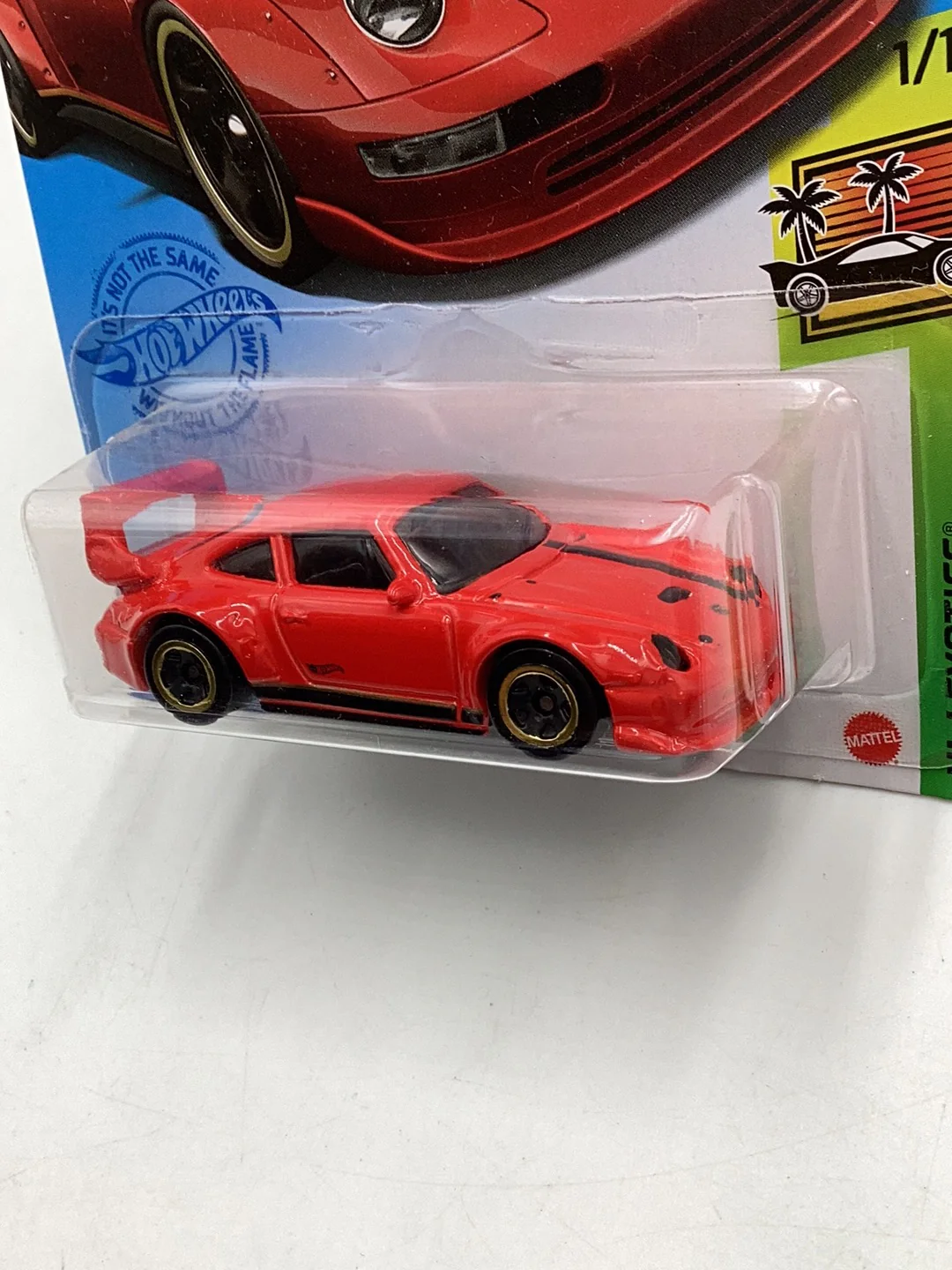 2021 hot wheels #174 Porsche 993 GT2 Red see description 101B - Image 4