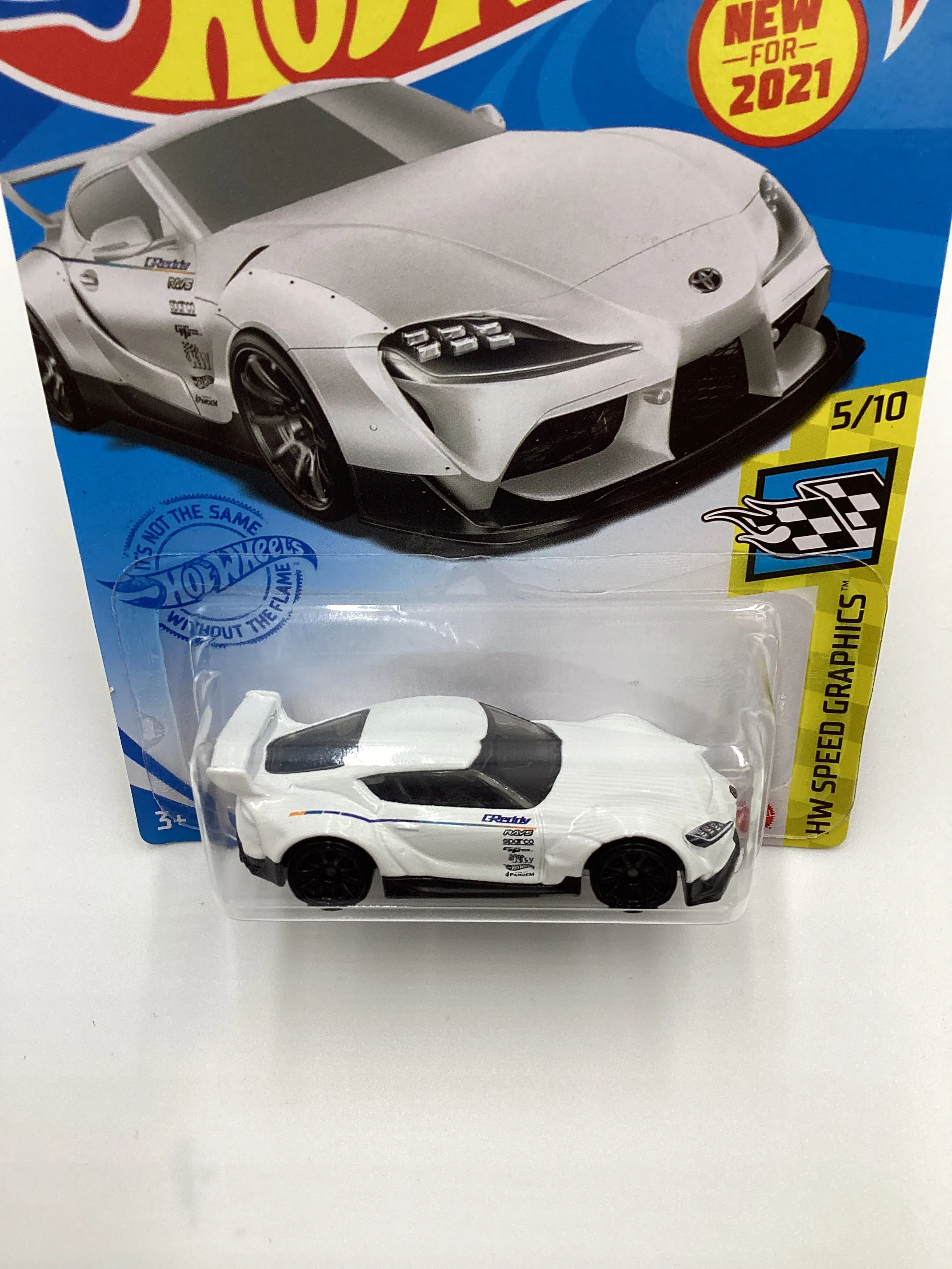 2021 Hot Wheels #178 20 Toyota GR Supra White see last pic 94B - Image 6