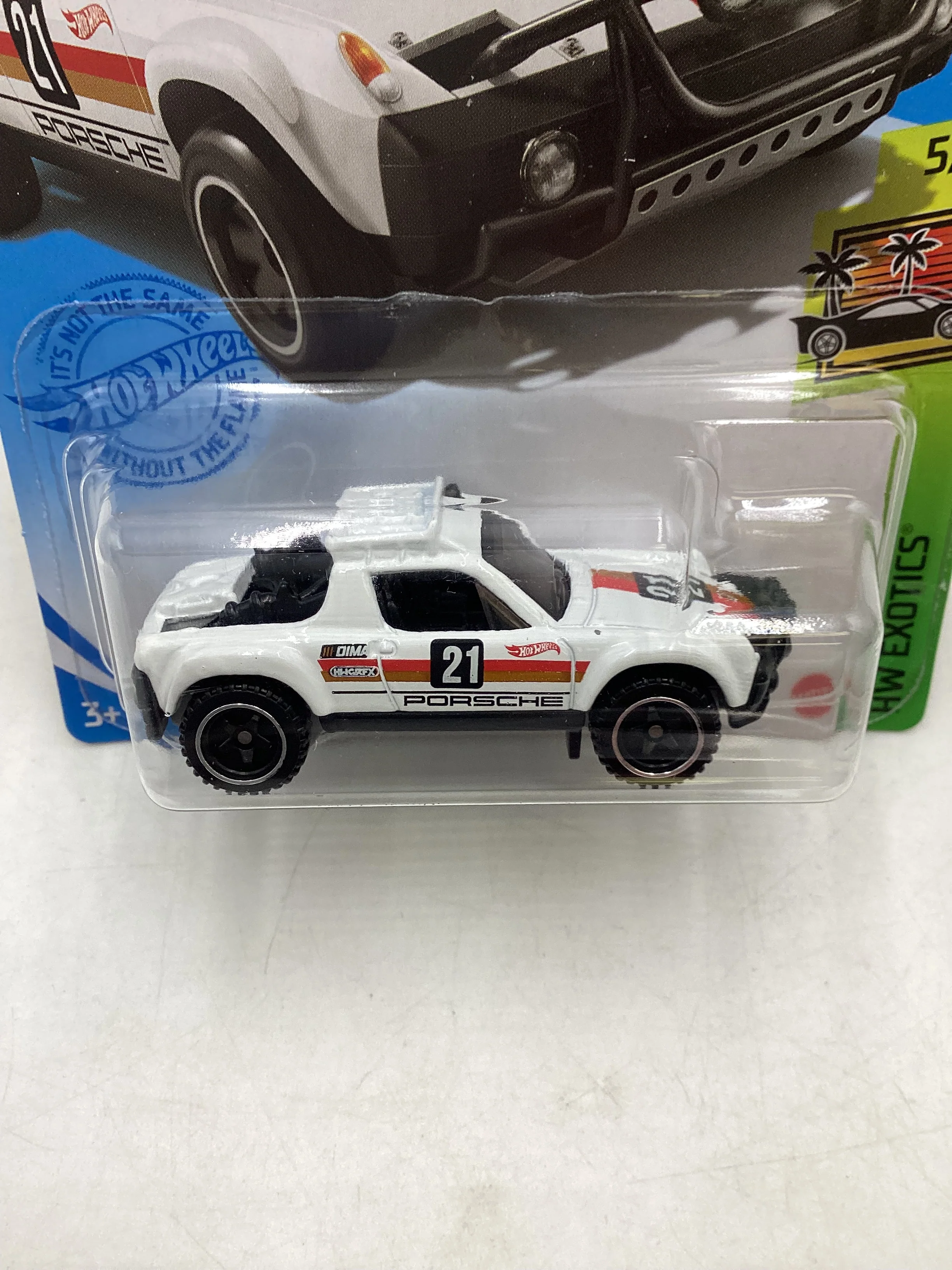 2021 Hot wheels #223 Porsche 914 Safari White 98D - Image 2