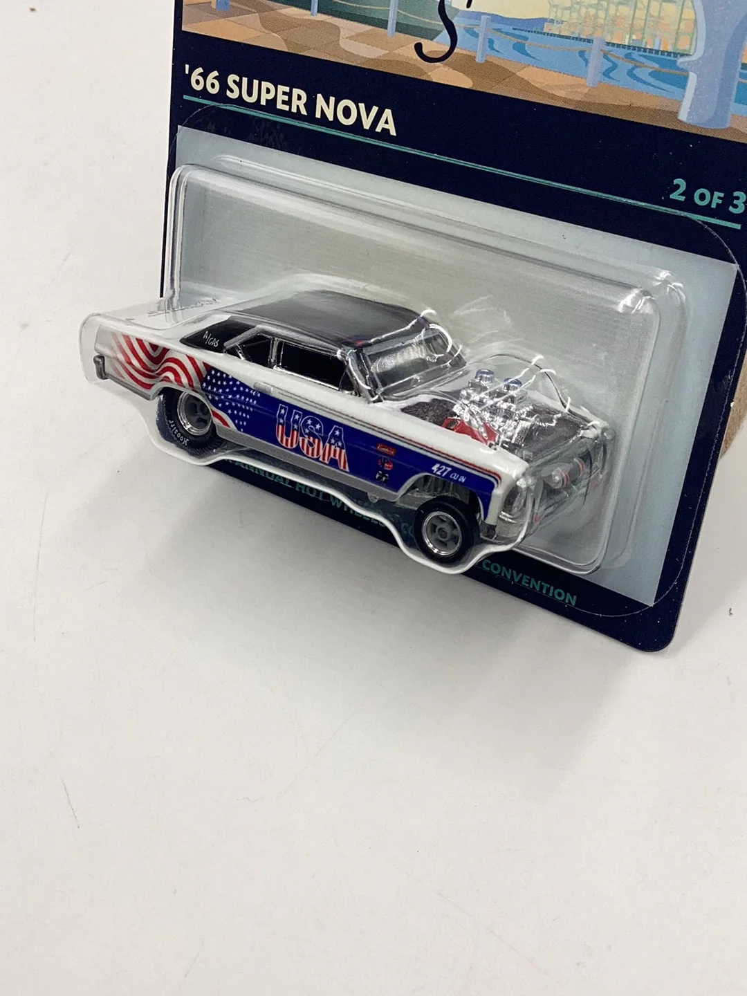 2021 Hot Wheels 35th Annual Collectors Convention ‘66 Super Nova 04242/06200 - Image 3